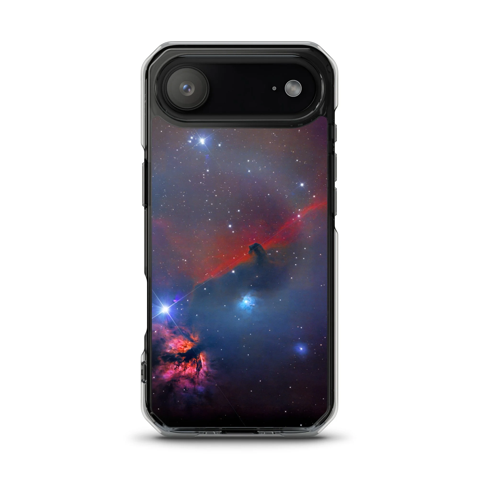 Horsehead Nebula printed on MagSafe clear iPhone case — High Space Man