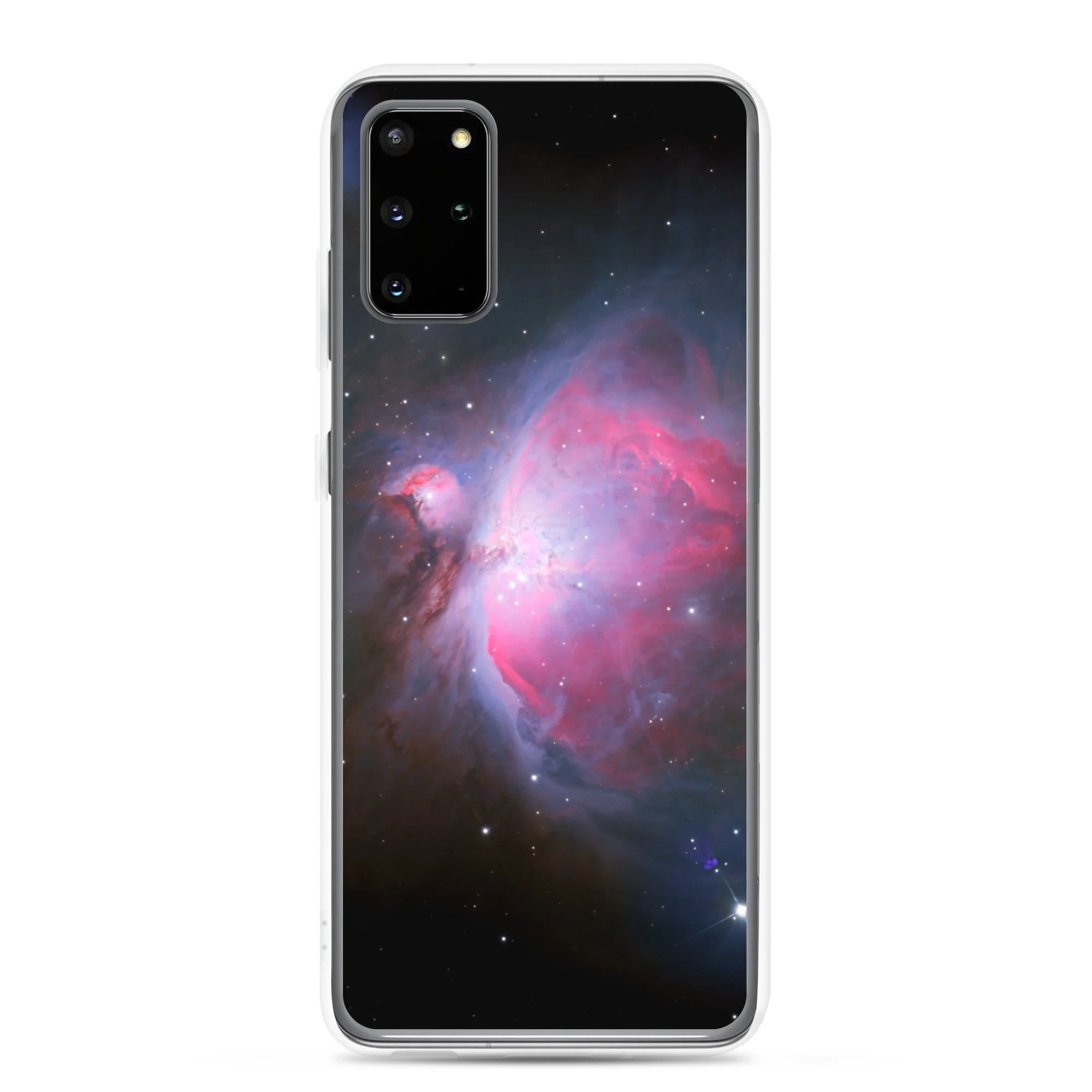Orion Nebula printed on clear Samsung Galaxy case — High Space Man