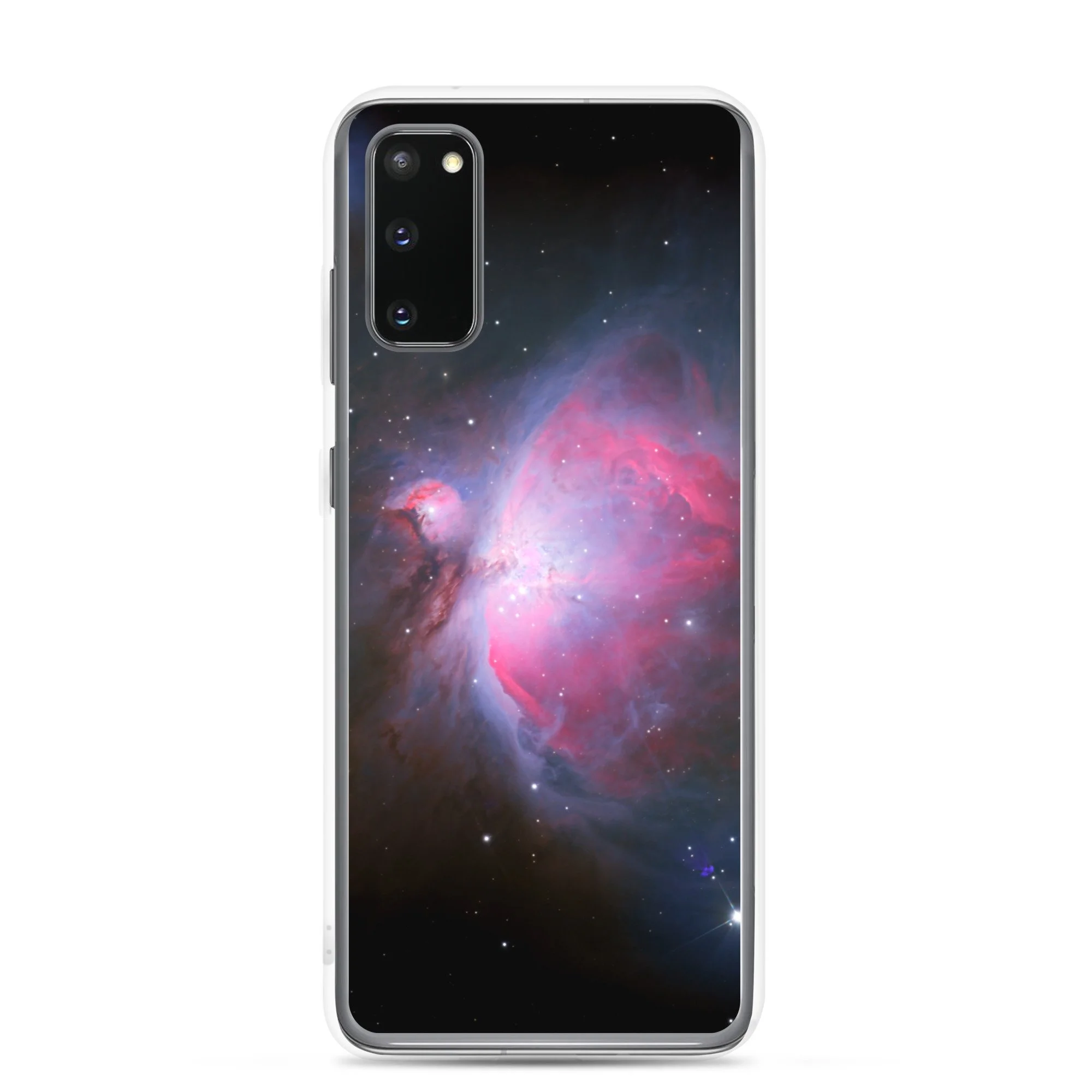 Orion Nebula printed on clear Samsung Galaxy case — High Space Man