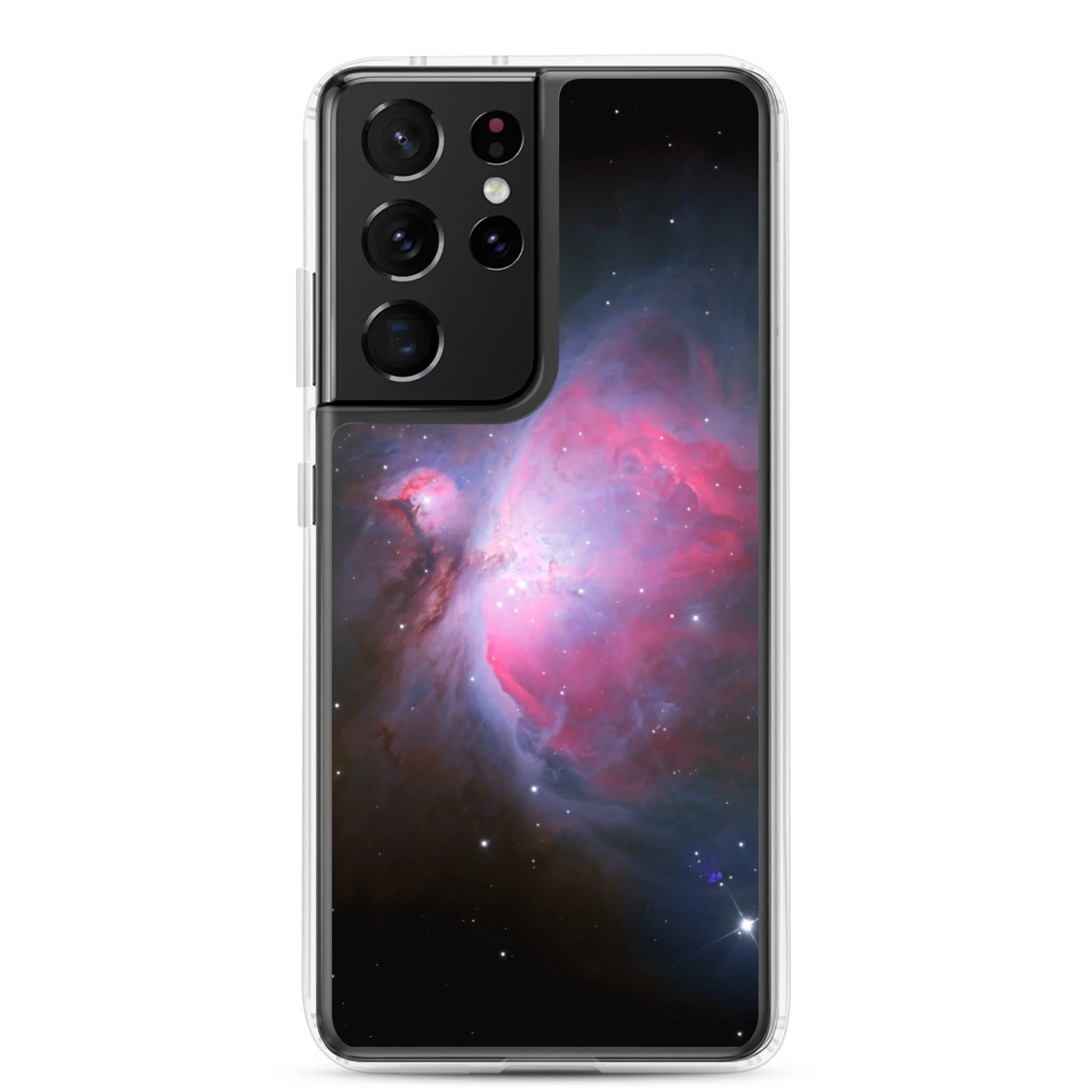 Orion Nebula printed on clear Samsung Galaxy case — High Space Man