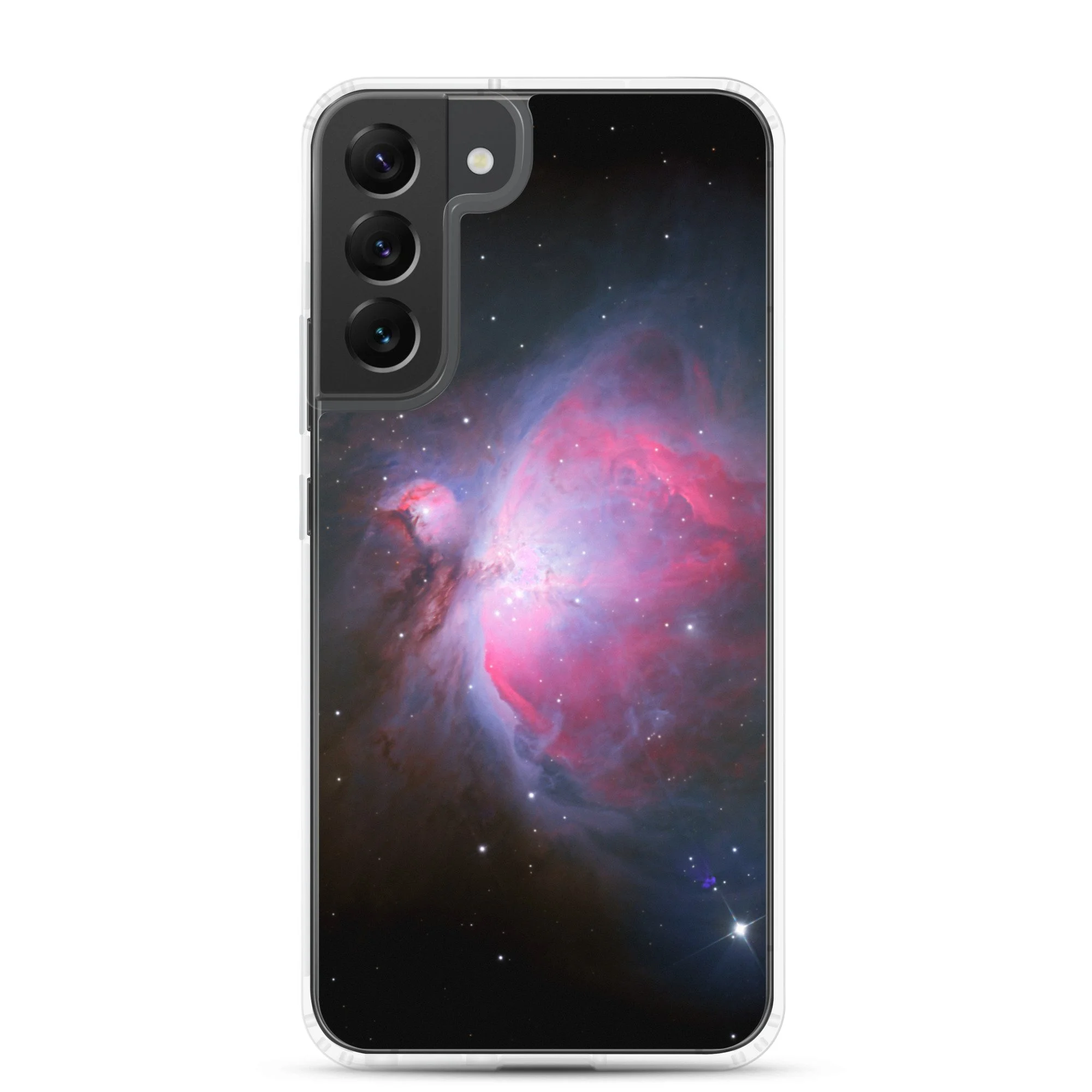 Orion Nebula printed on clear Samsung Galaxy case — High Space Man