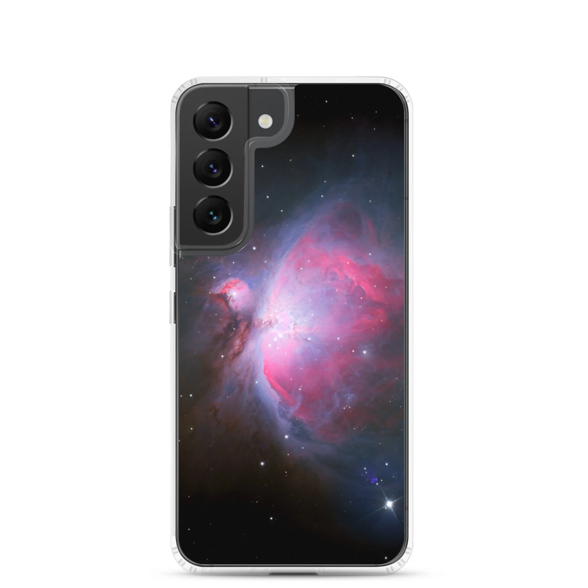 Orion Nebula printed on clear Samsung Galaxy case — High Space Man