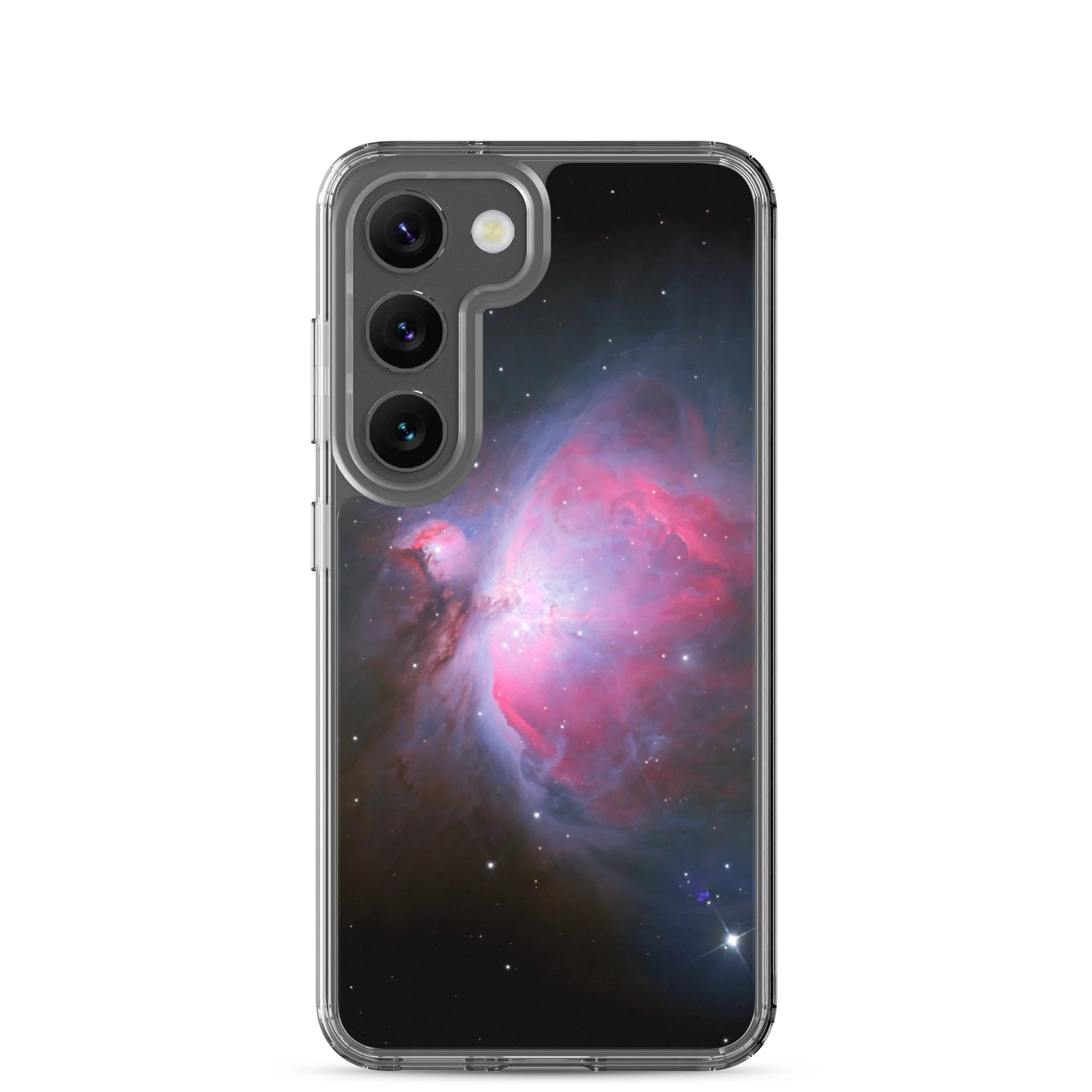 Orion Nebula printed on clear Samsung Galaxy case — High Space Man