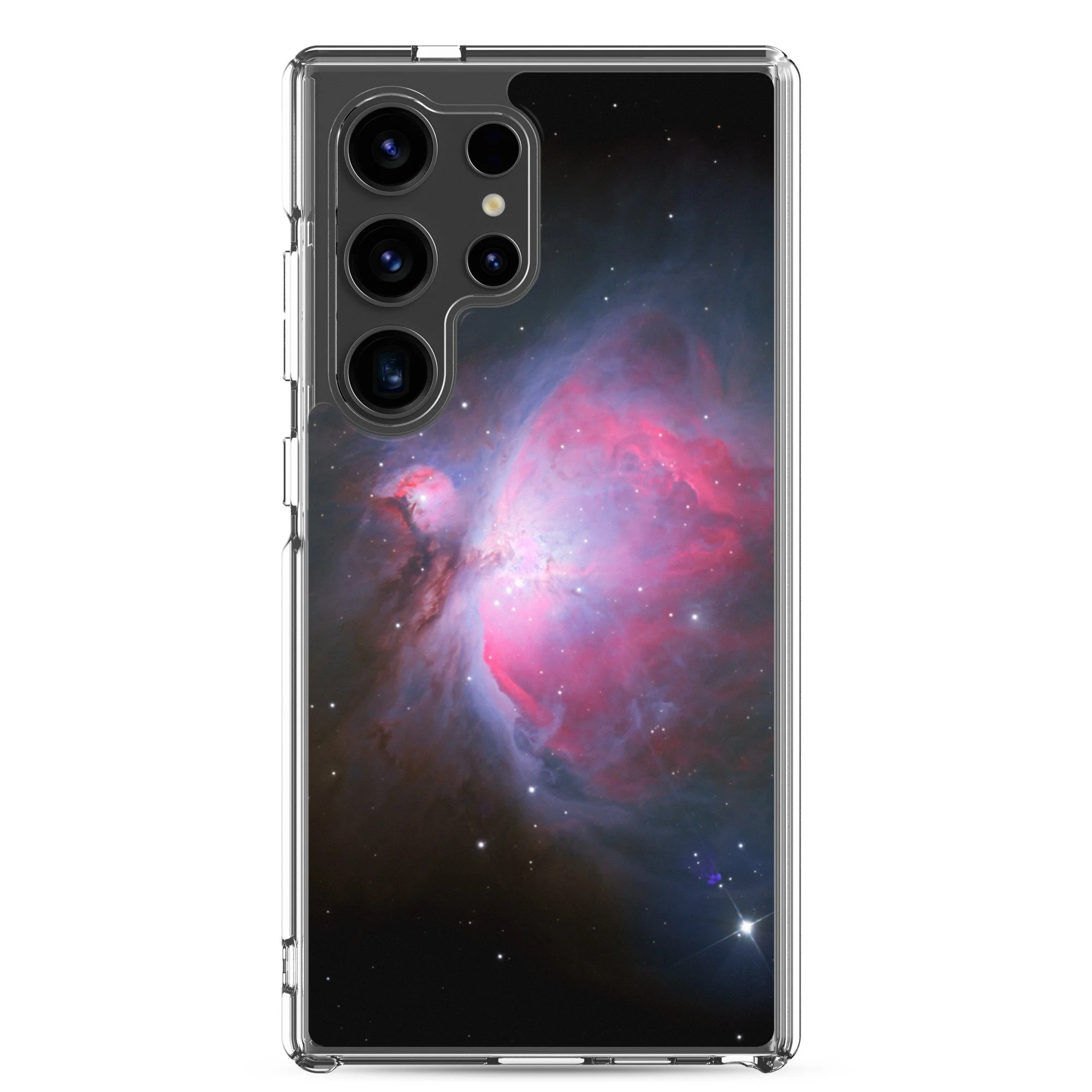 Orion Nebula printed on clear Samsung Galaxy case — High Space Man