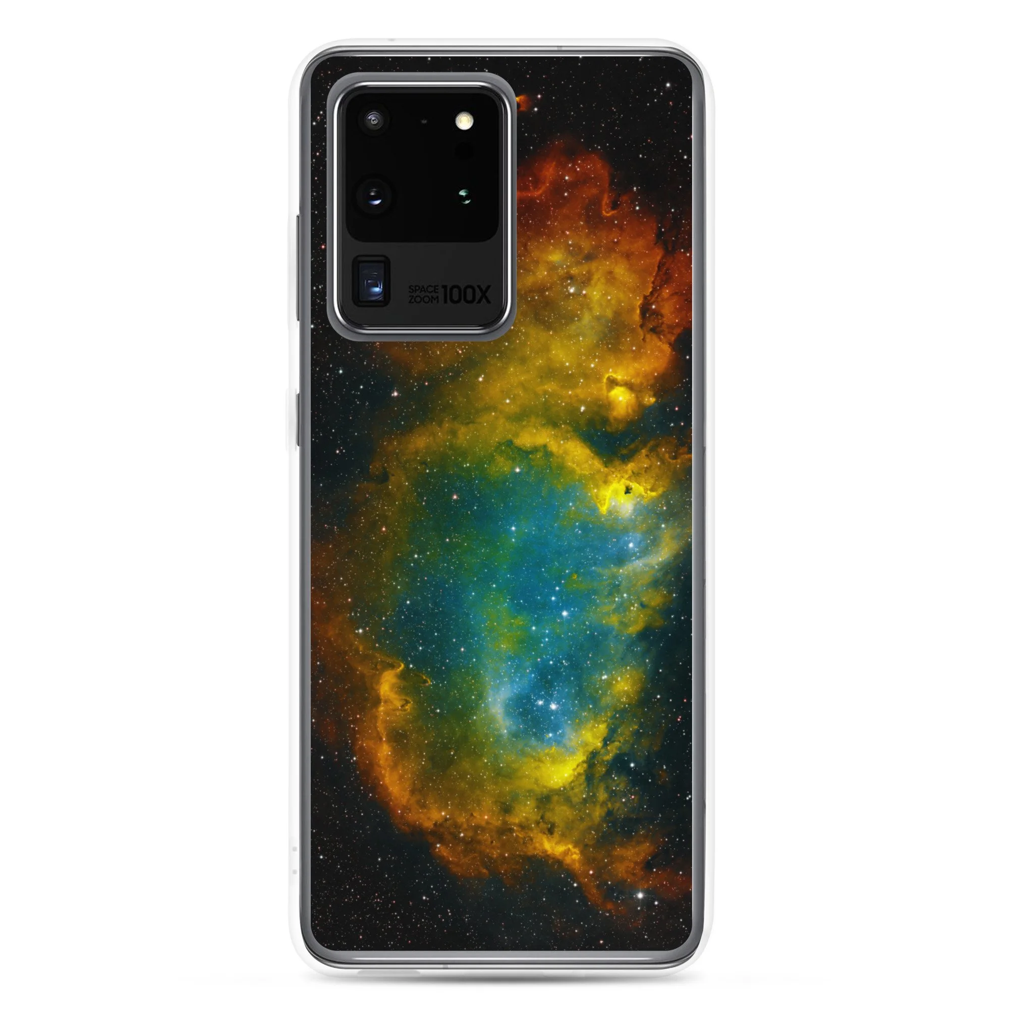 Soul Nebula printed on clear Samsung Galaxy case — High Space Man