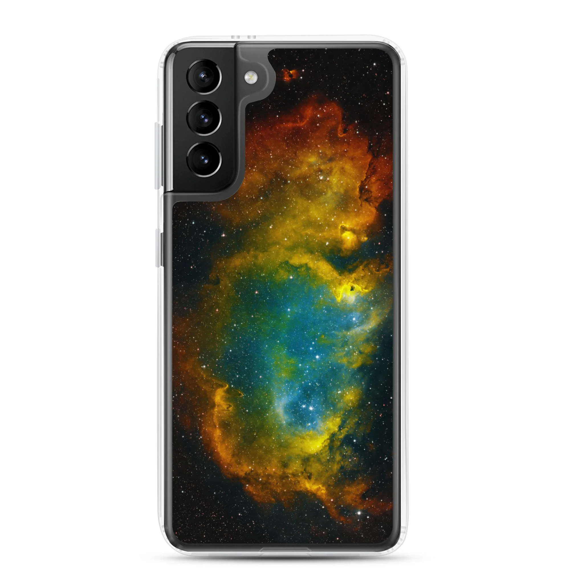 Soul Nebula printed on clear Samsung Galaxy case — High Space Man