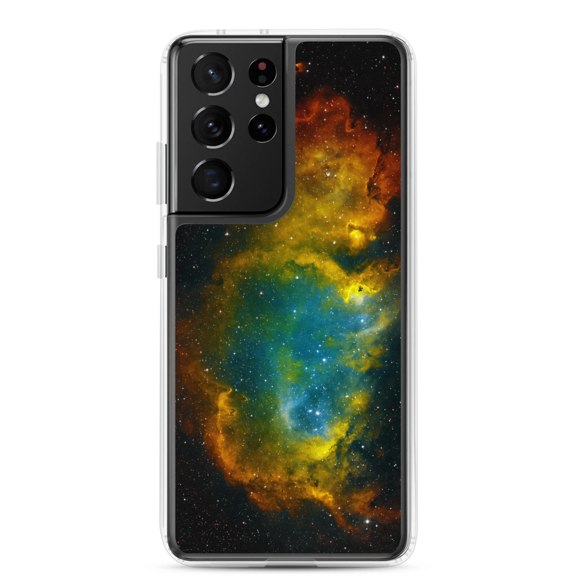 Soul Nebula printed on clear Samsung Galaxy case — High Space Man