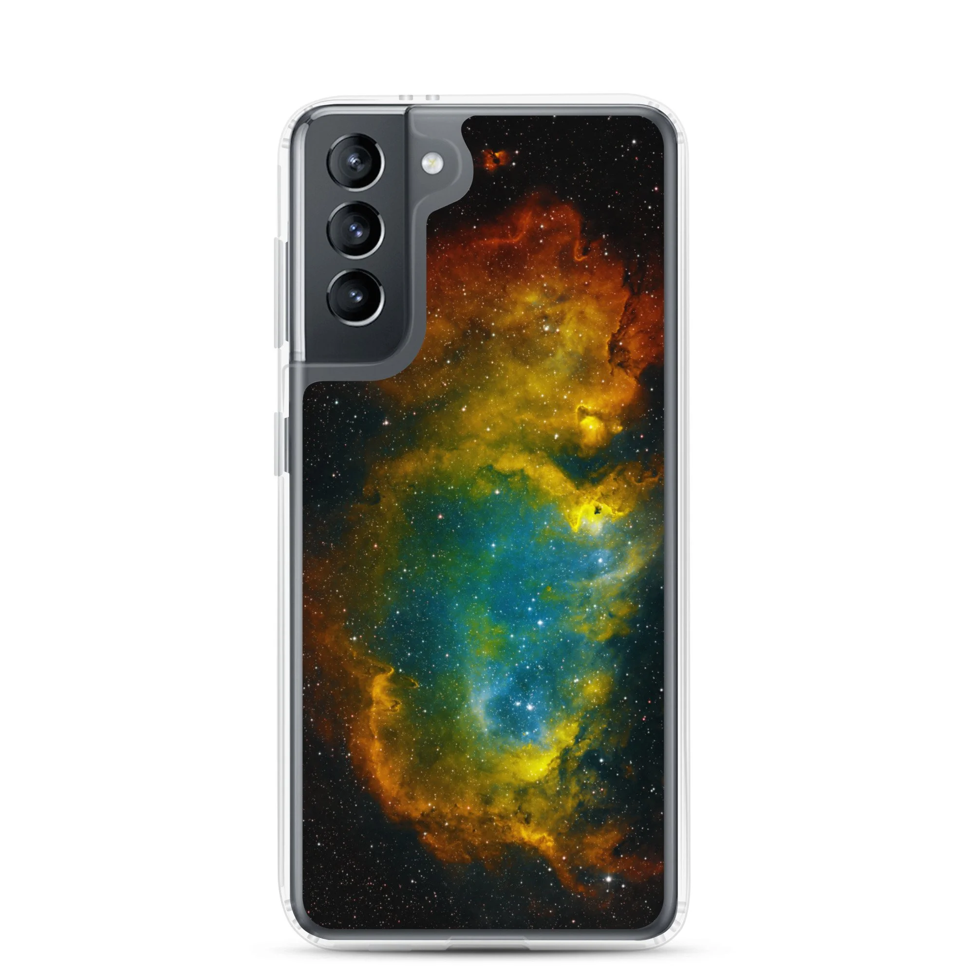 Soul Nebula printed on clear Samsung Galaxy case — High Space Man