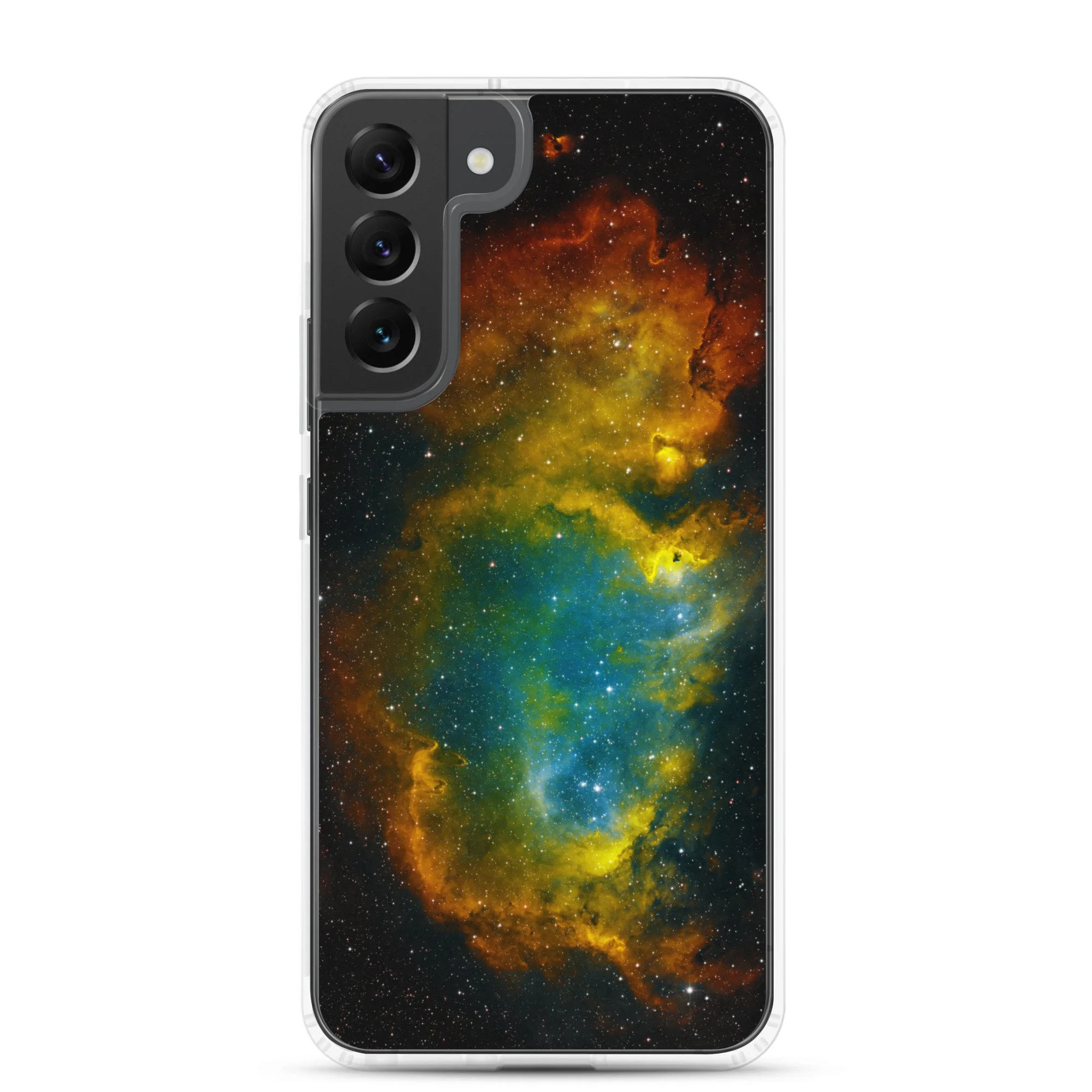Soul Nebula printed on clear Samsung Galaxy case — High Space Man