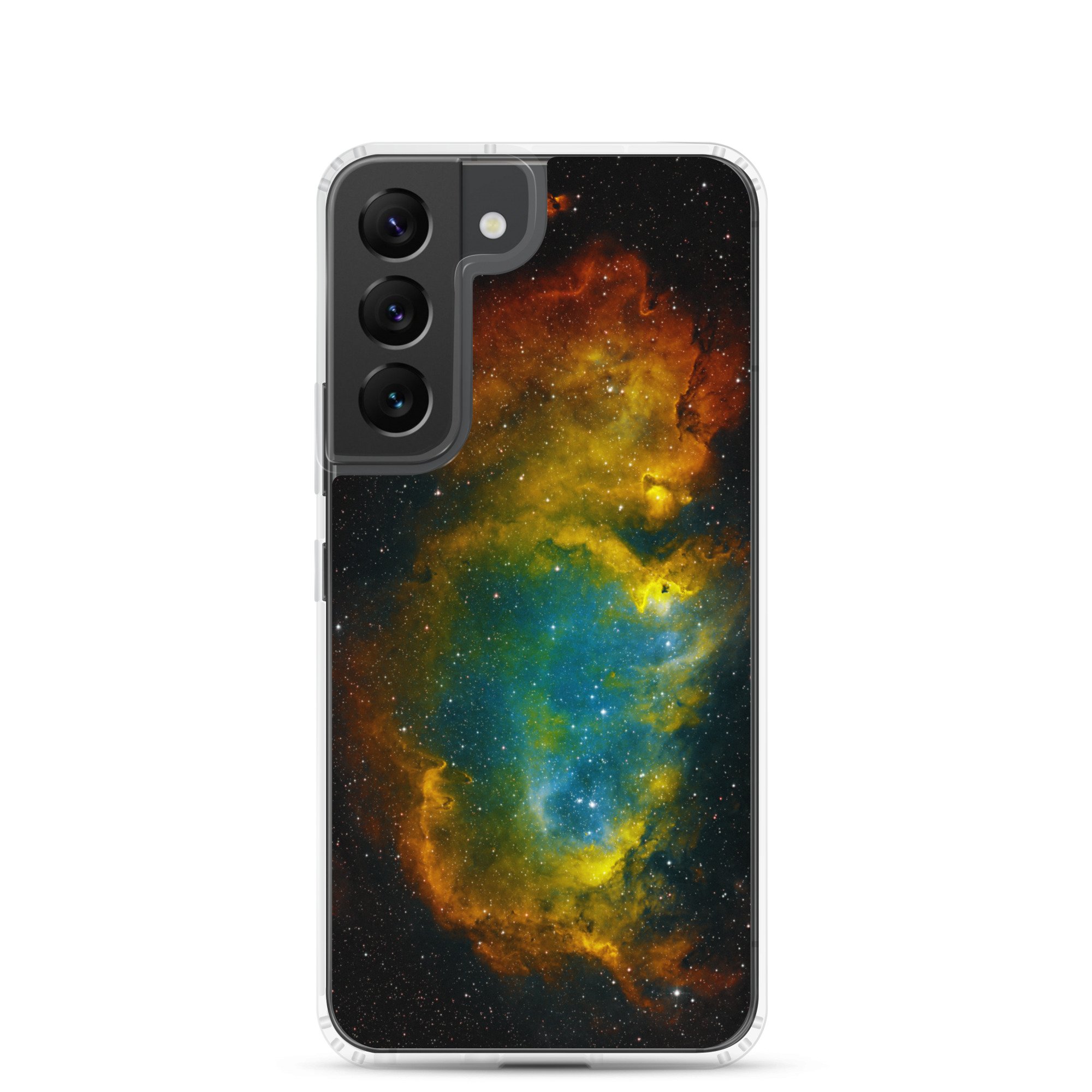 Soul Nebula printed on clear Samsung Galaxy case — High Space Man
