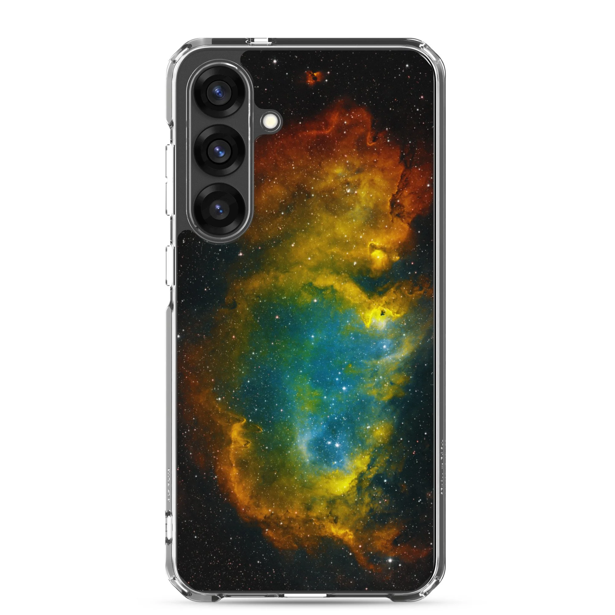 Soul Nebula printed on clear Samsung Galaxy case — High Space Man