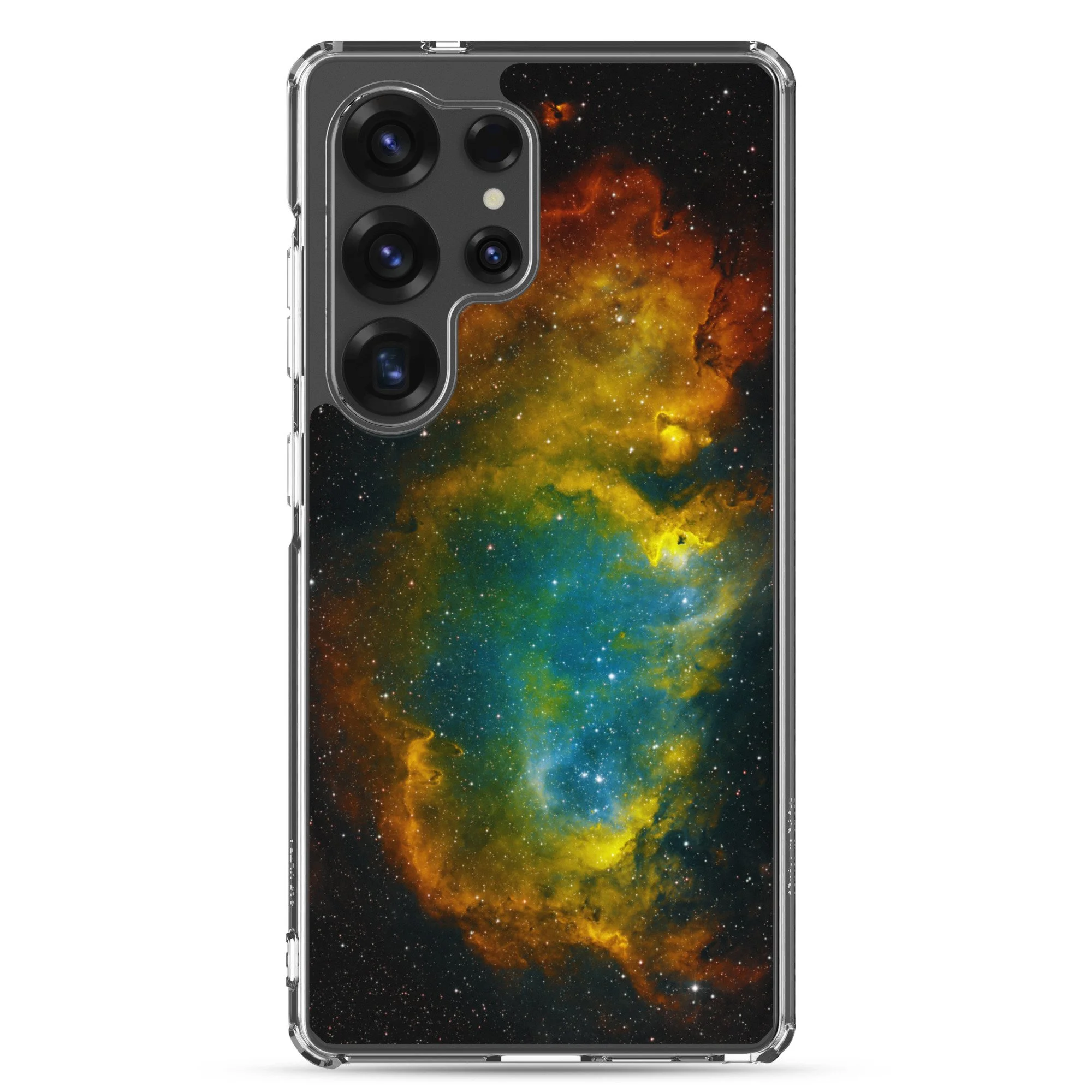 Soul Nebula printed on clear Samsung Galaxy case — High Space Man