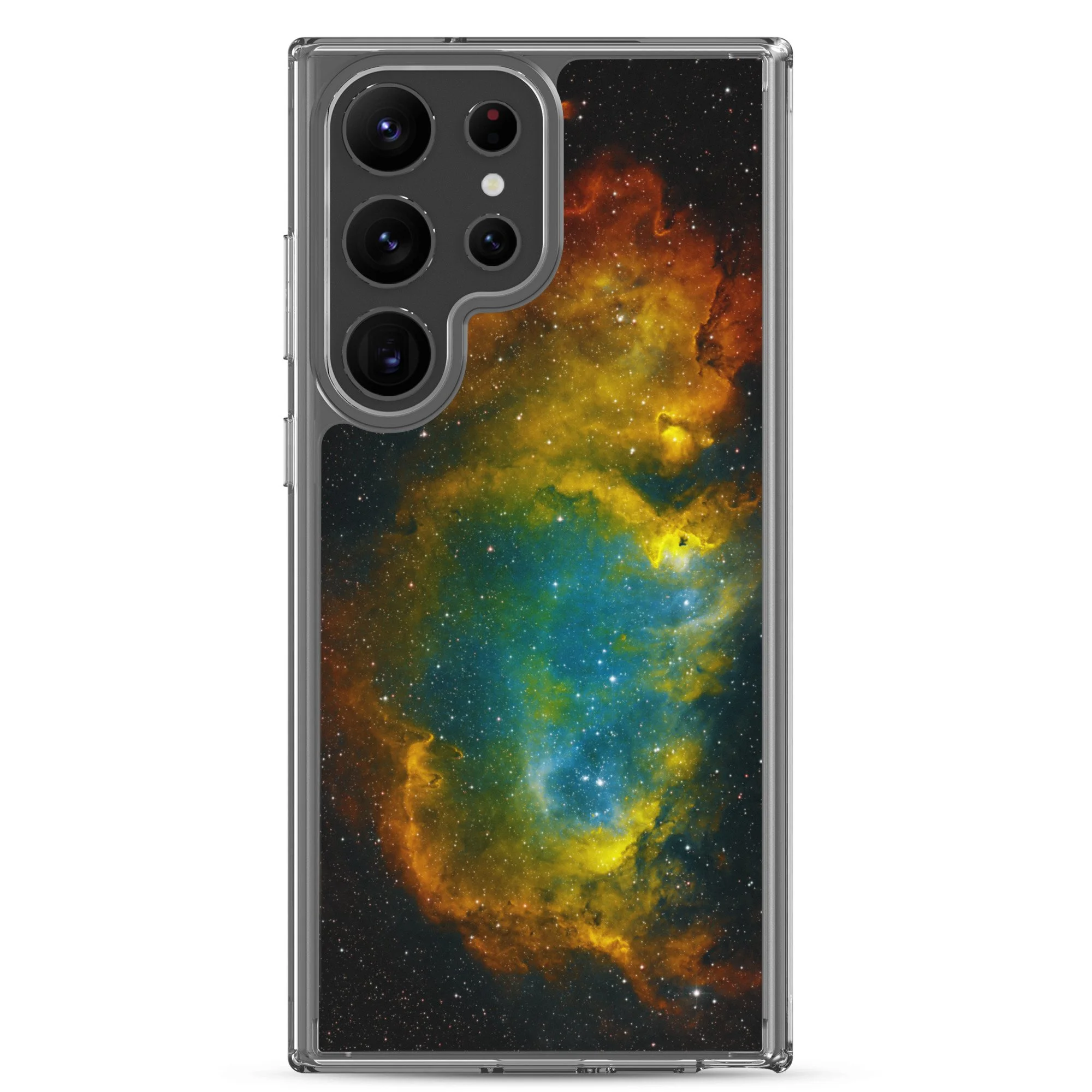 Soul Nebula printed on clear Samsung Galaxy case — High Space Man