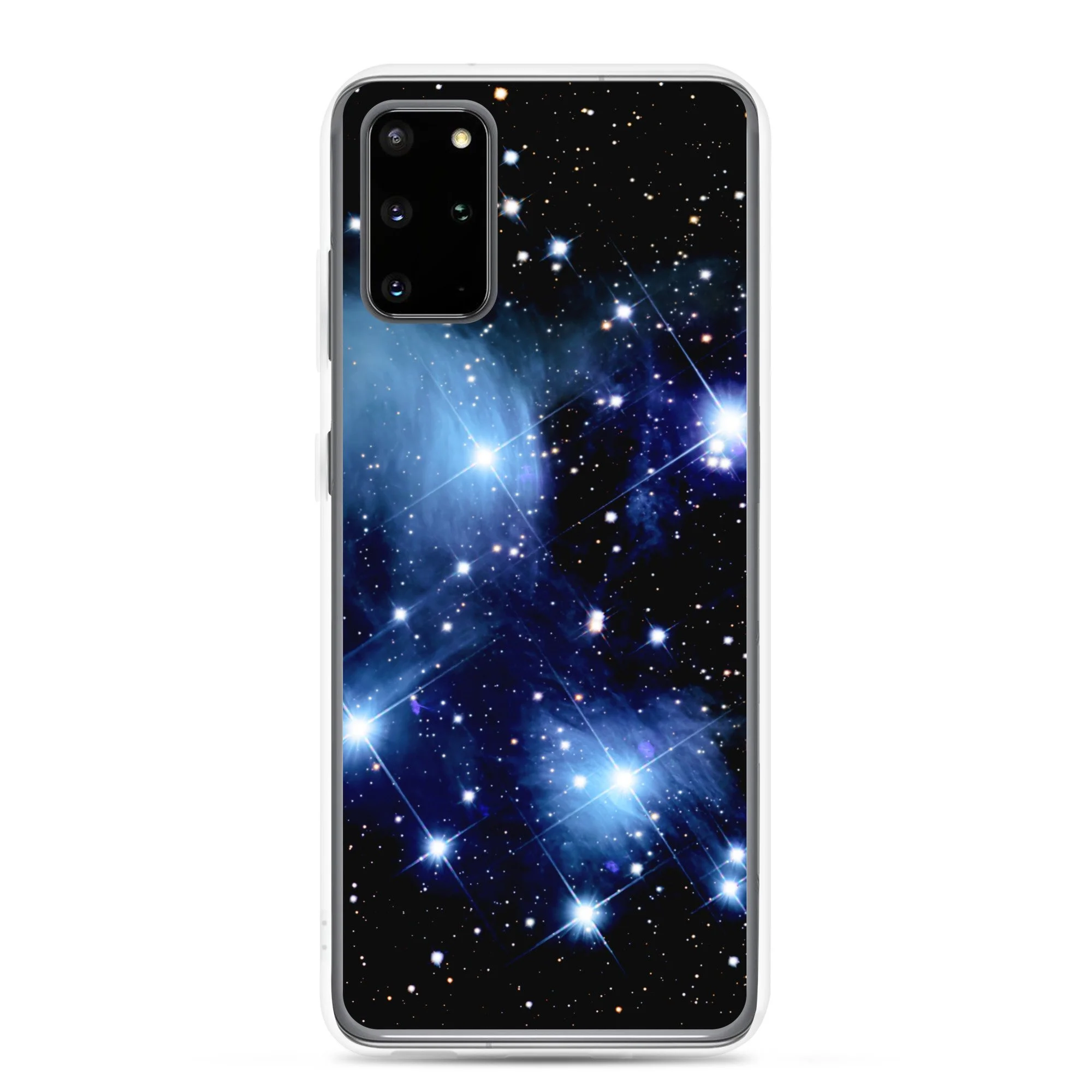 Pleiades star cluster printed on clear Samsung Galaxy case — High Space Man