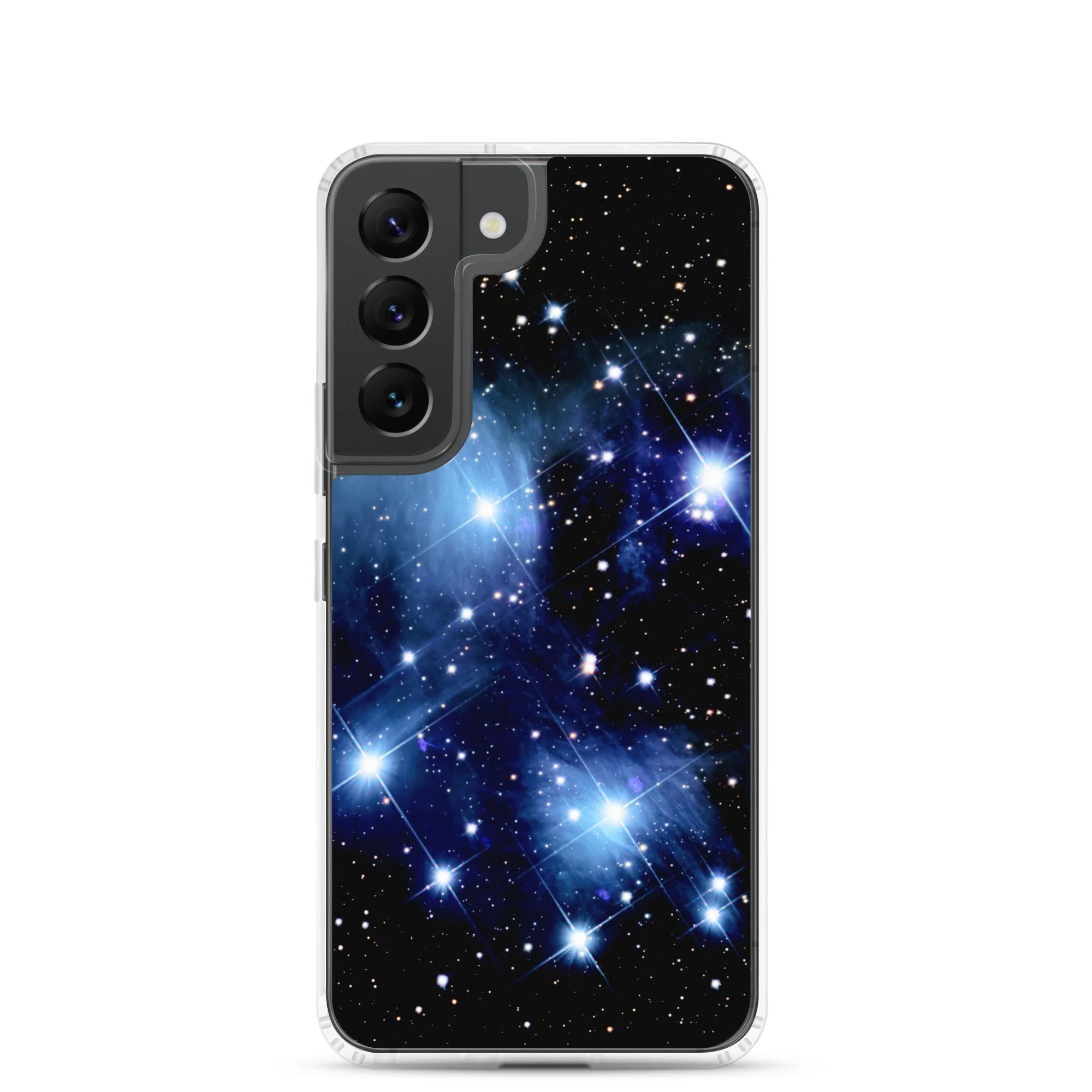 Pleiades star cluster printed on clear Samsung Galaxy case — High Space Man