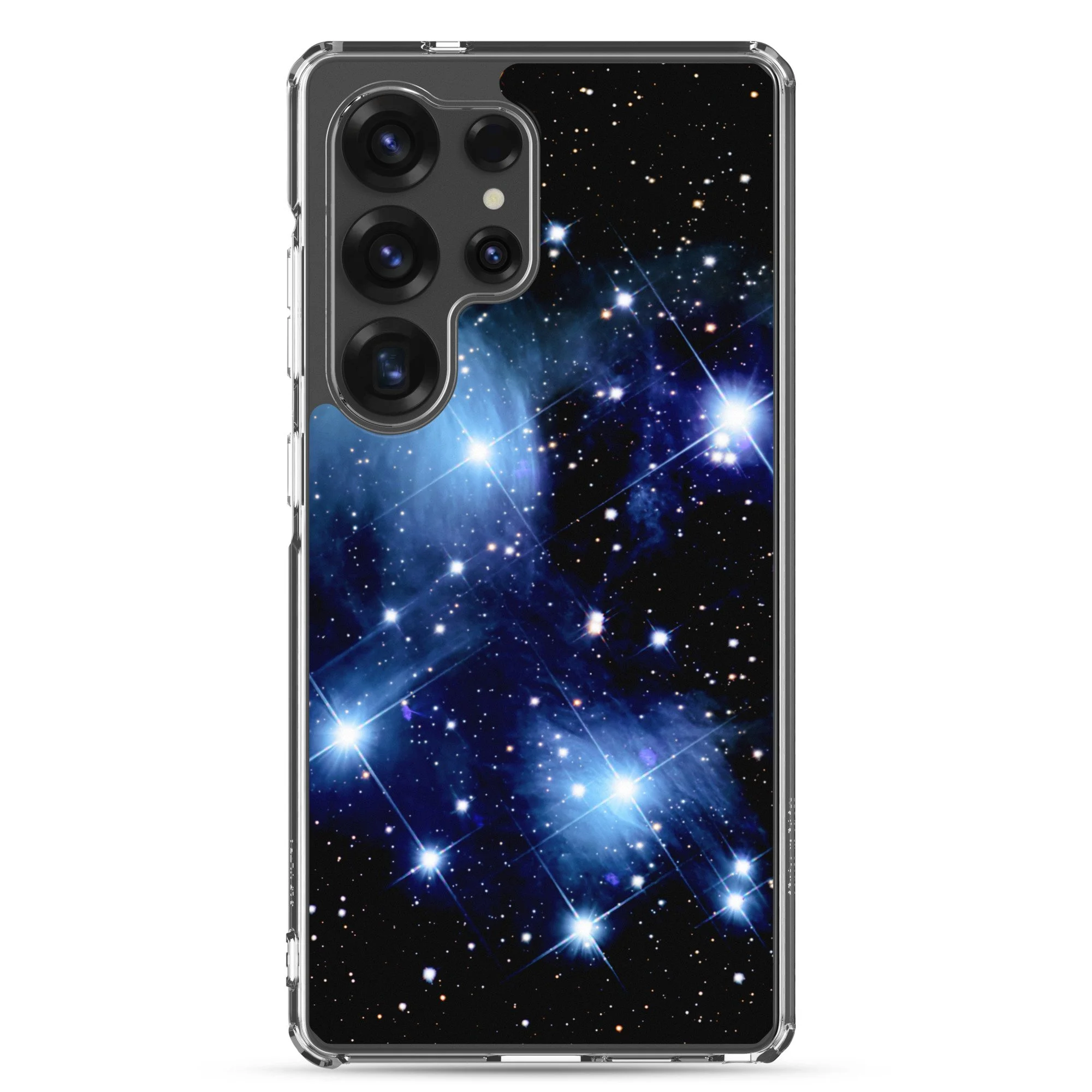 Pleiades star cluster printed on clear Samsung Galaxy case — High Space Man