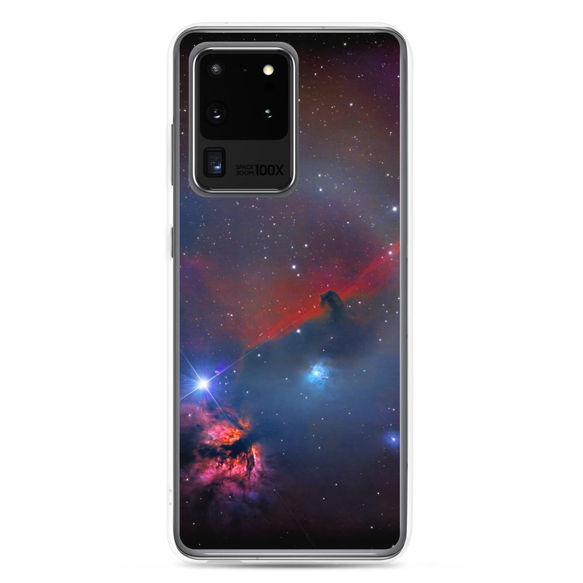 Horsehead Nebula printed on clear Samsung Galaxy case — High Space Man