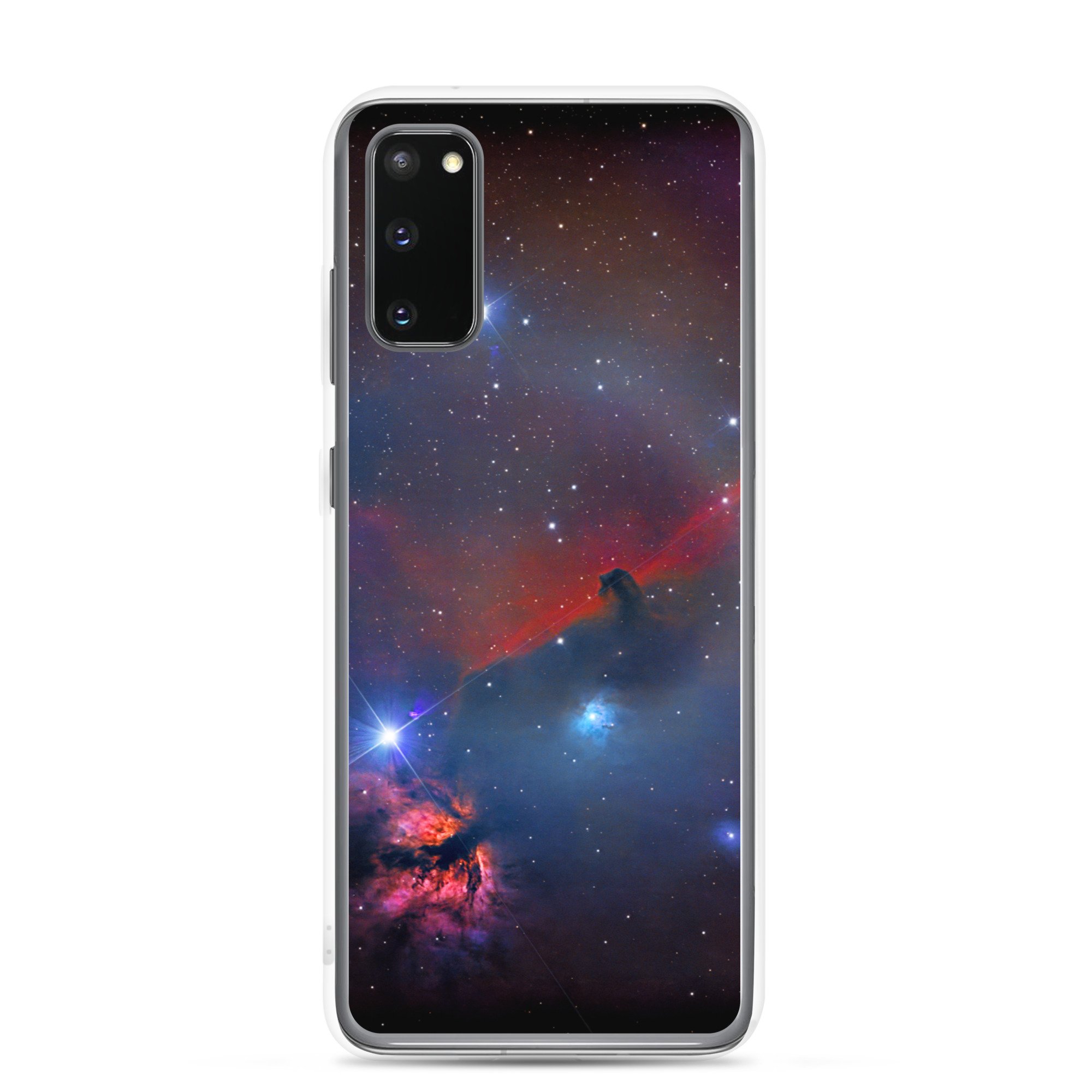 Horsehead Nebula printed on clear Samsung Galaxy case — High Space Man