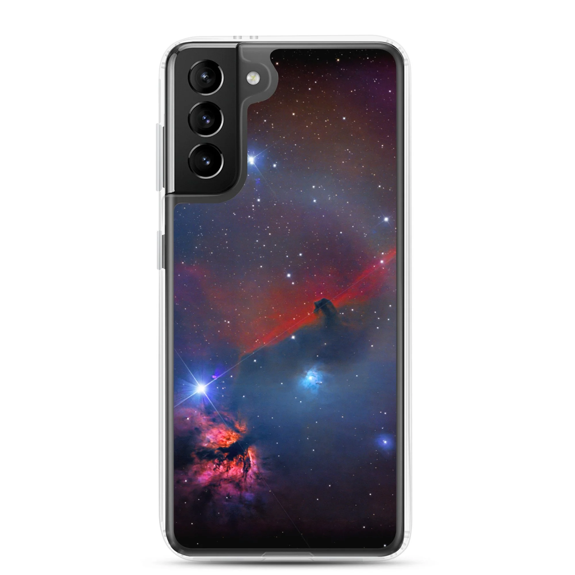 Horsehead Nebula printed on clear Samsung Galaxy case — High Space Man