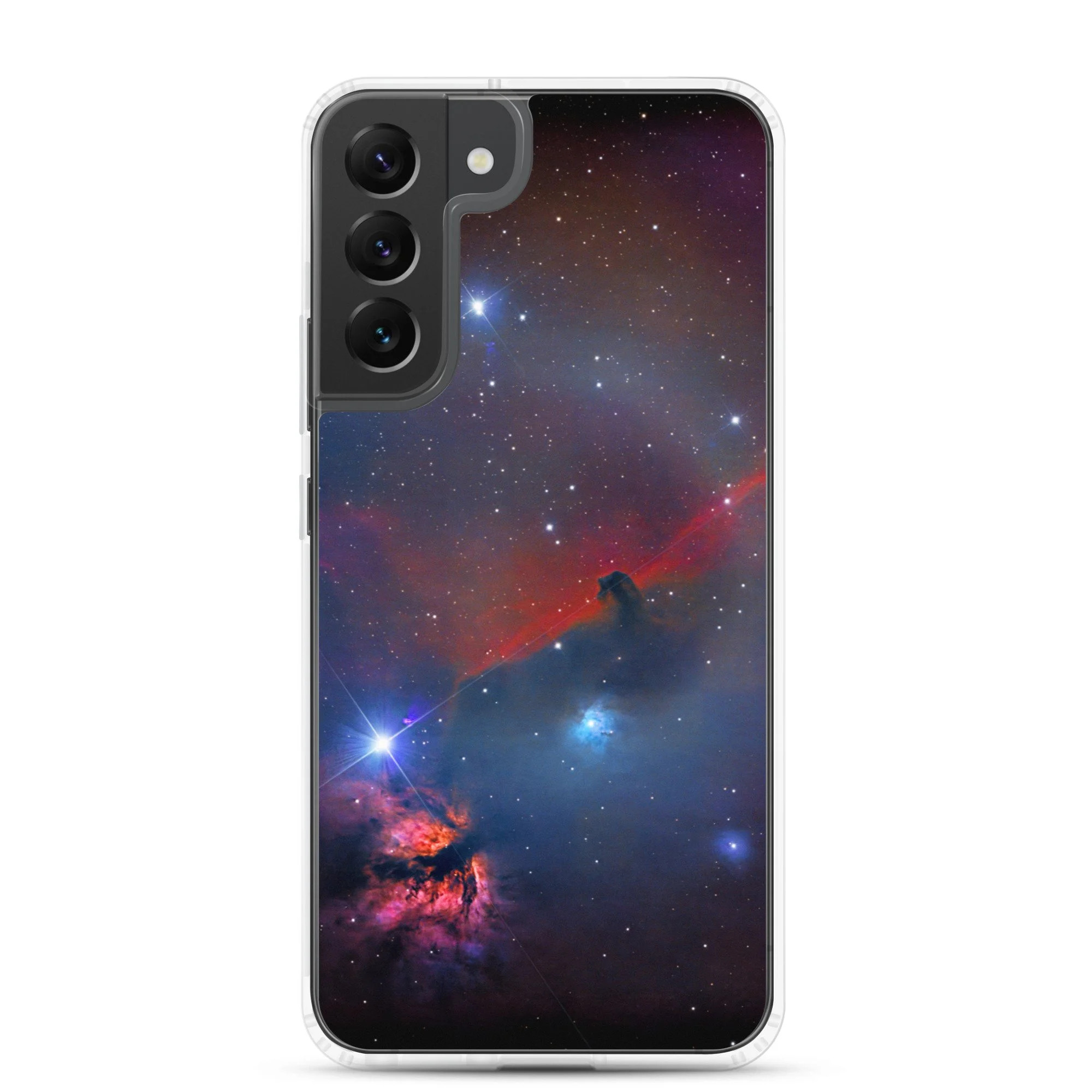 Horsehead Nebula printed on clear Samsung Galaxy case — High Space Man