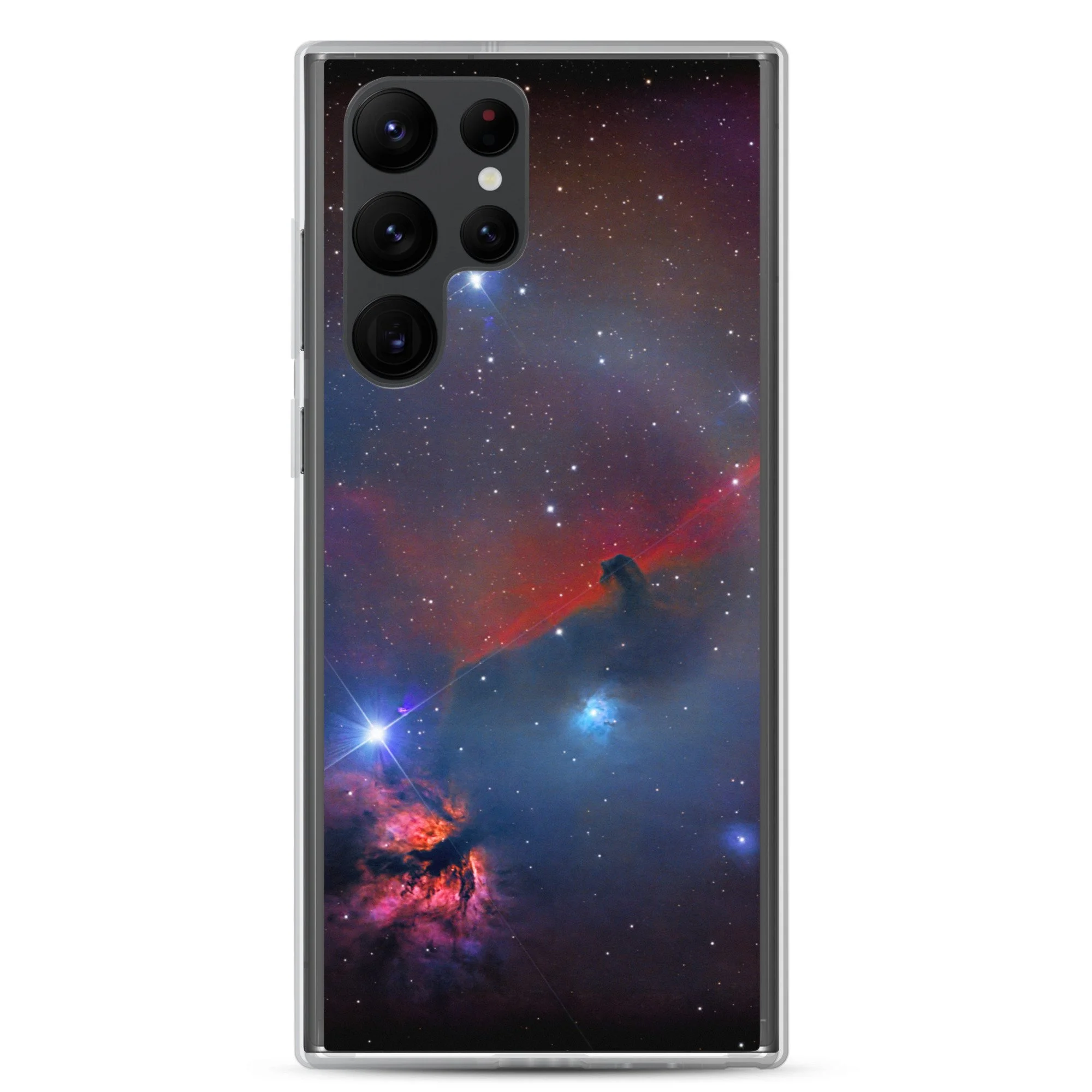 Horsehead Nebula printed on clear Samsung Galaxy case — High Space Man