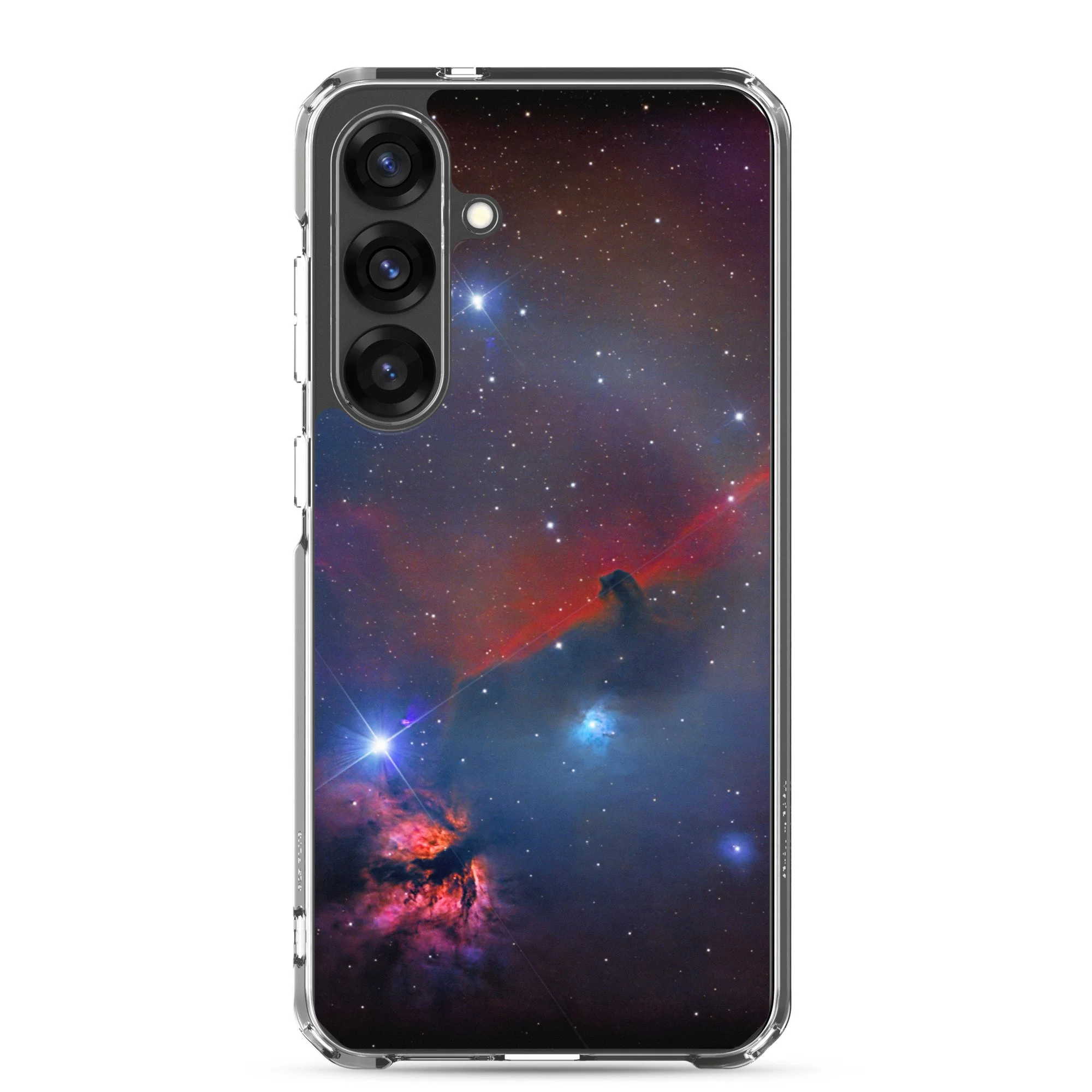 Horsehead Nebula printed on clear Samsung Galaxy case — High Space Man