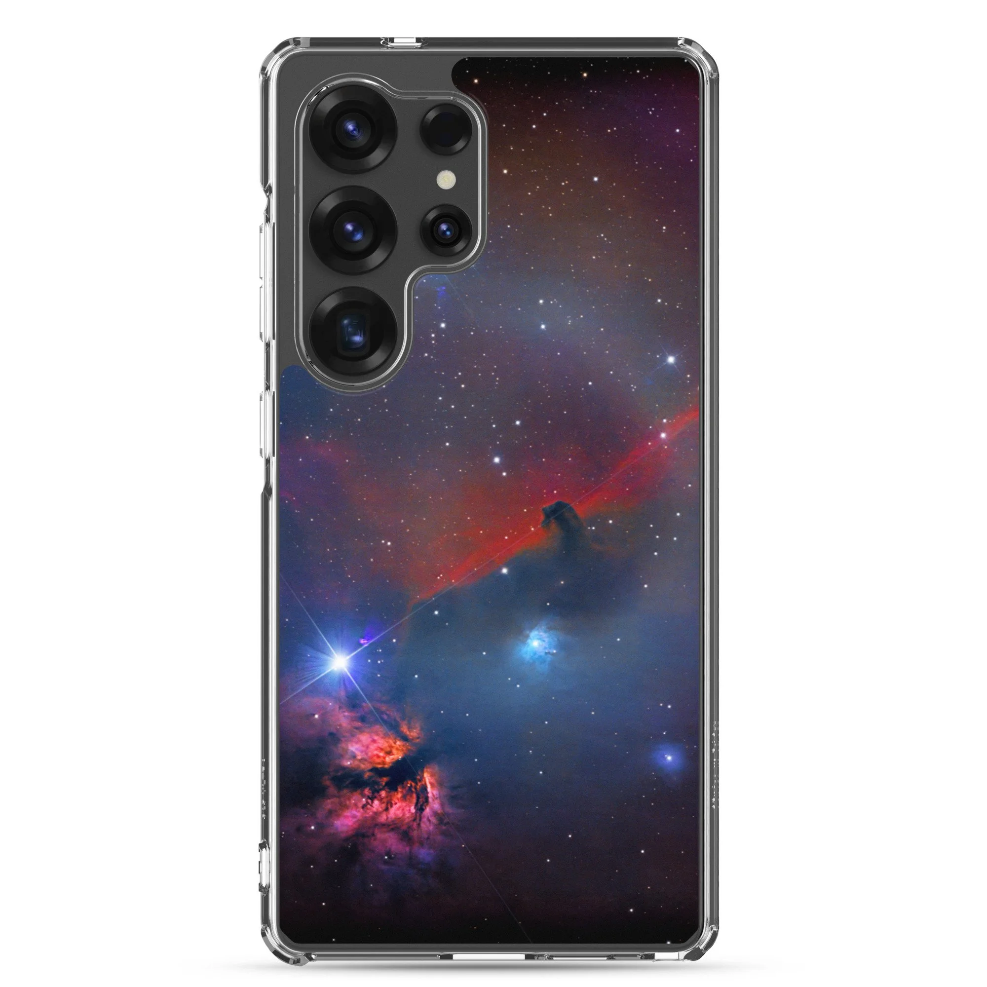 Horsehead Nebula printed on clear Samsung Galaxy case — High Space Man