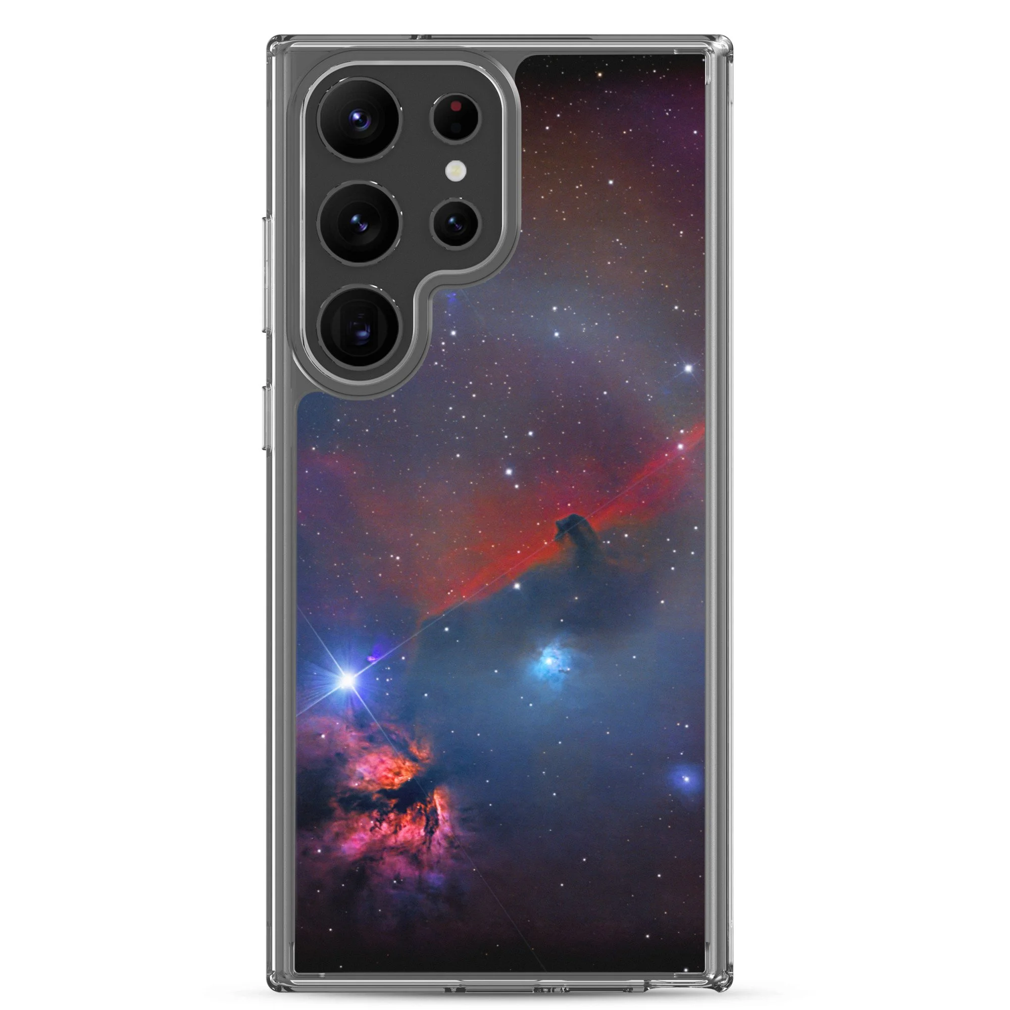 Horsehead Nebula printed on clear Samsung Galaxy case — High Space Man