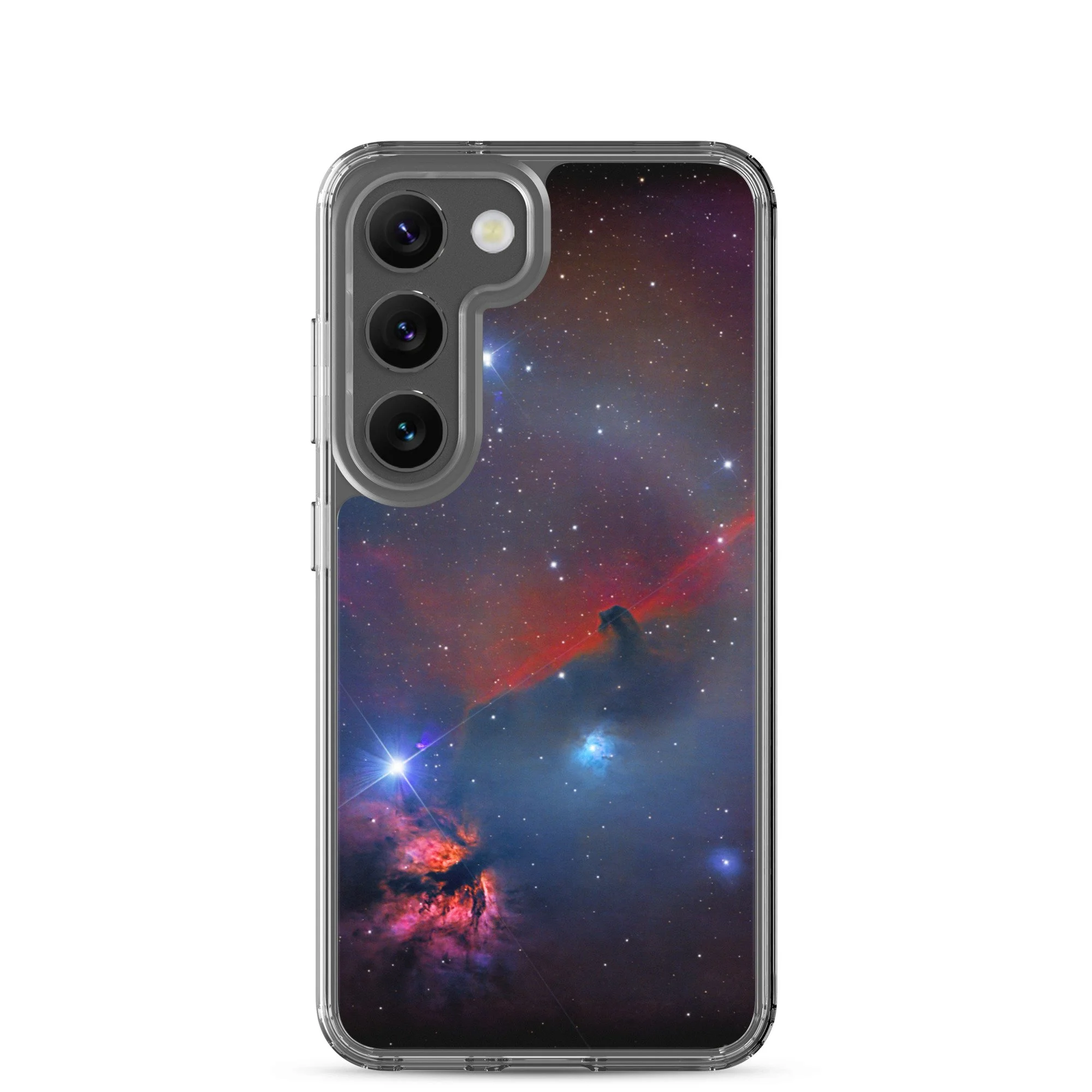 Horsehead Nebula printed on clear Samsung Galaxy case — High Space Man
