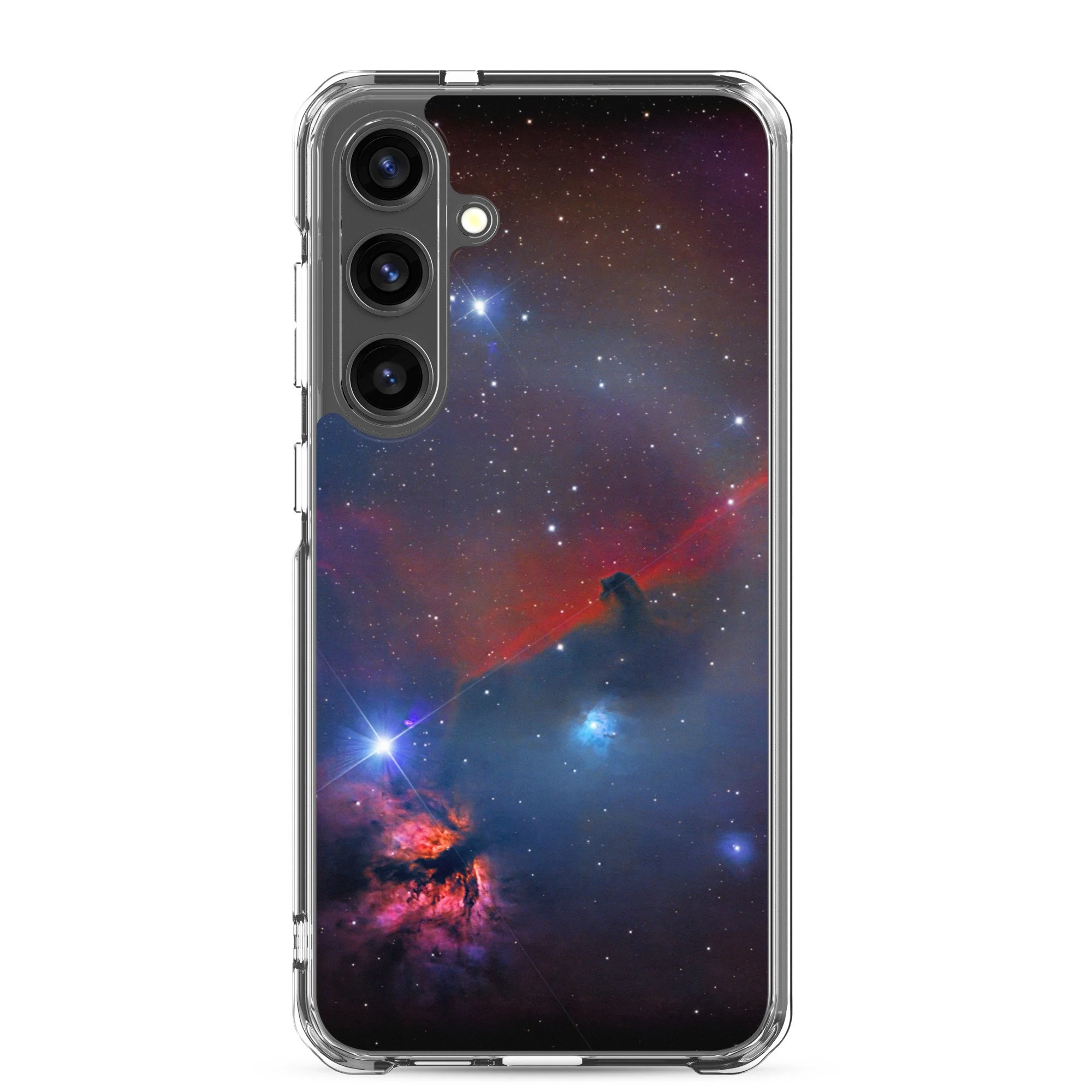 Horsehead Nebula printed on clear Samsung Galaxy case — High Space Man