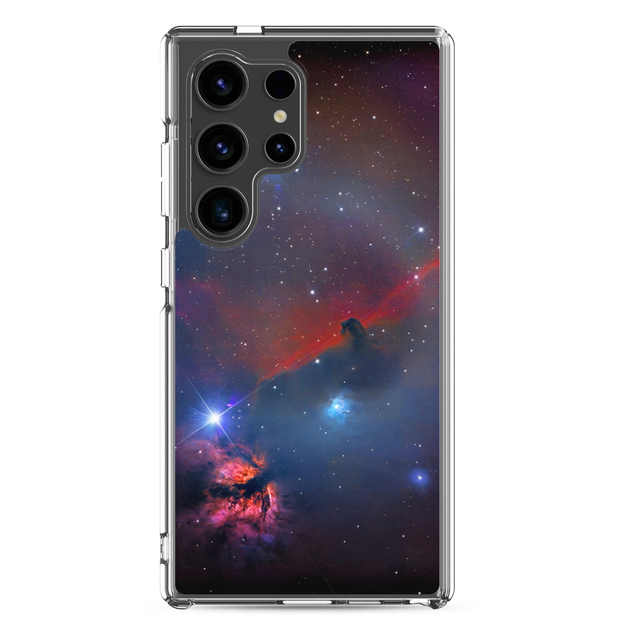 Horsehead Nebula printed on clear Samsung Galaxy case — High Space Man