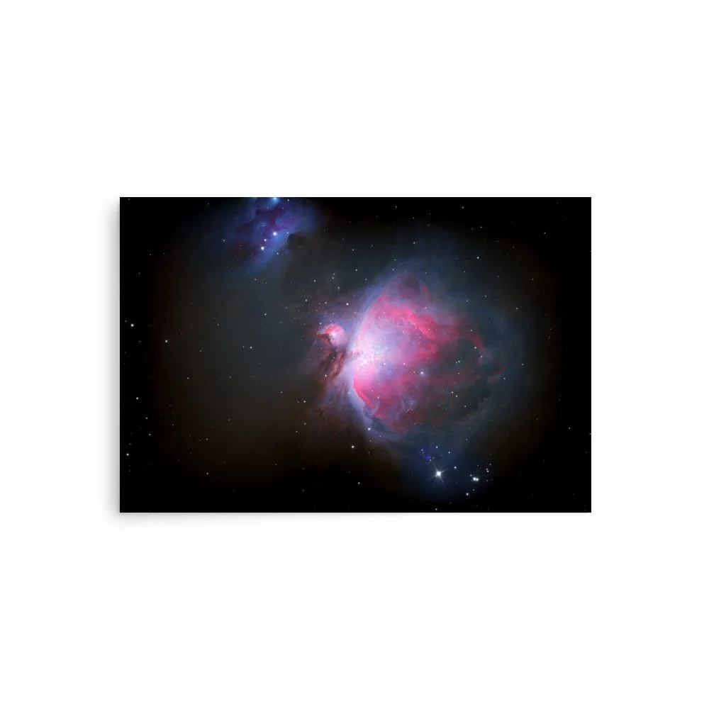Orion Nebula M42 real astrophotography premium poster