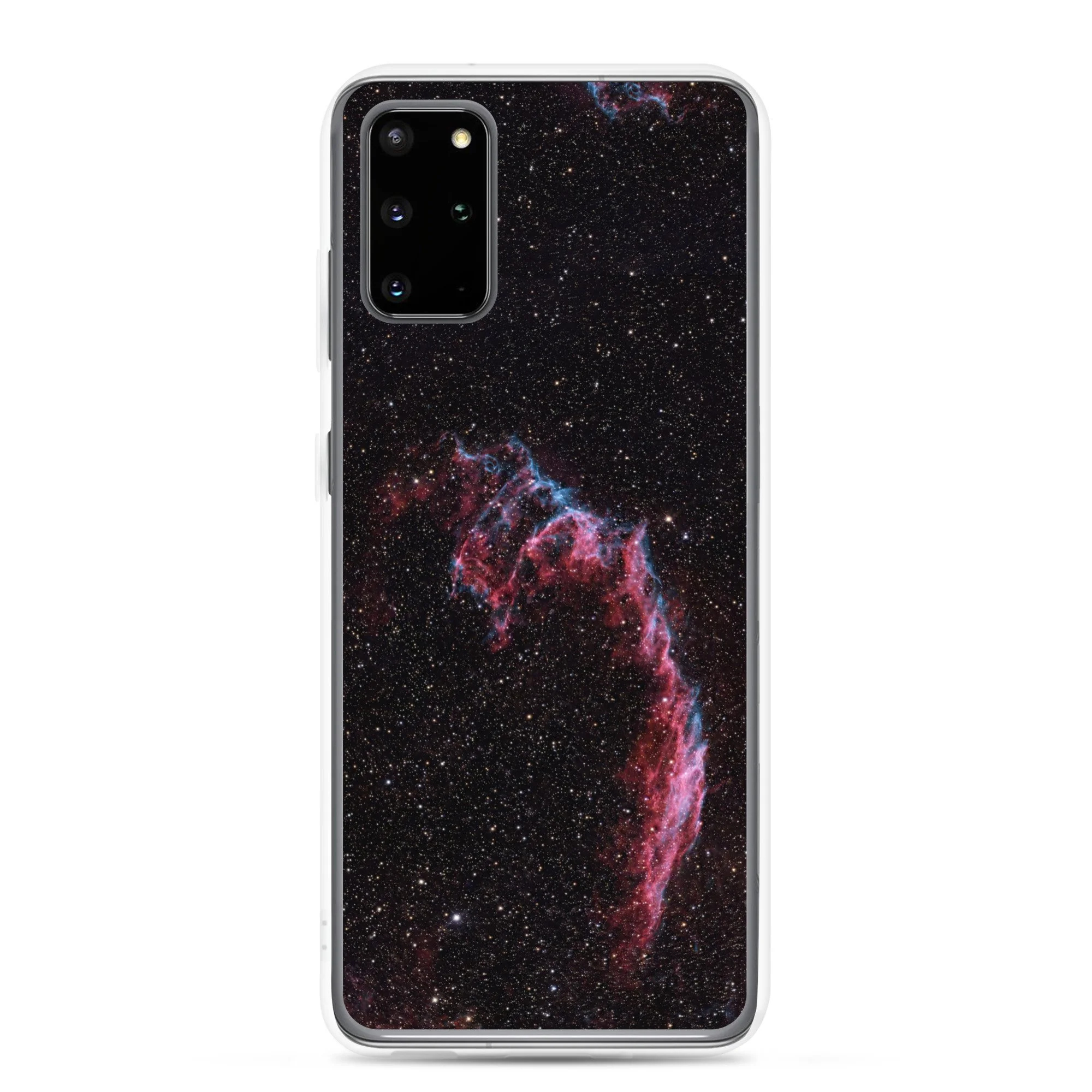 Bat Nebula printed on clear Samsung Galaxy case — High Space Man