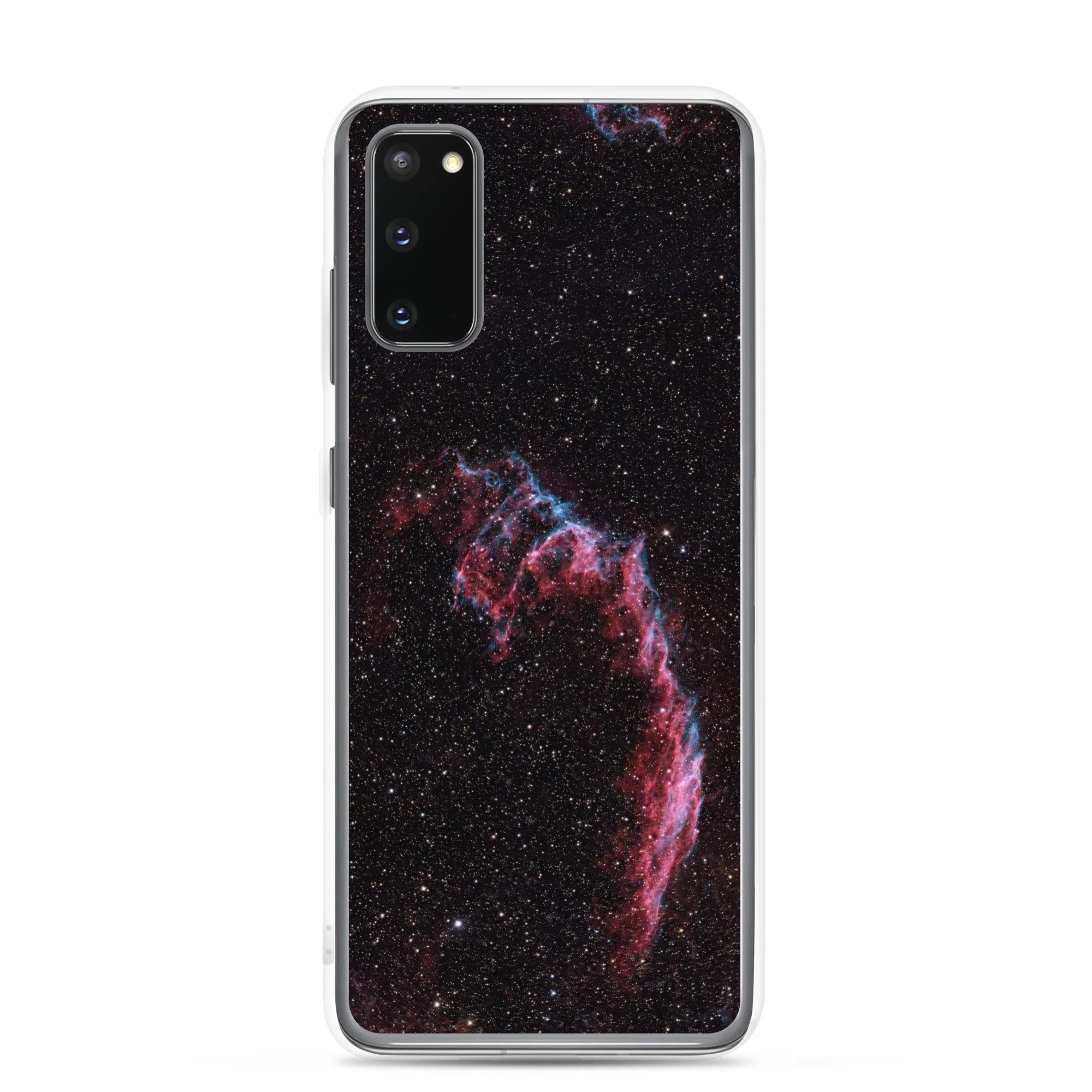 Bat Nebula printed on clear Samsung Galaxy case — High Space Man