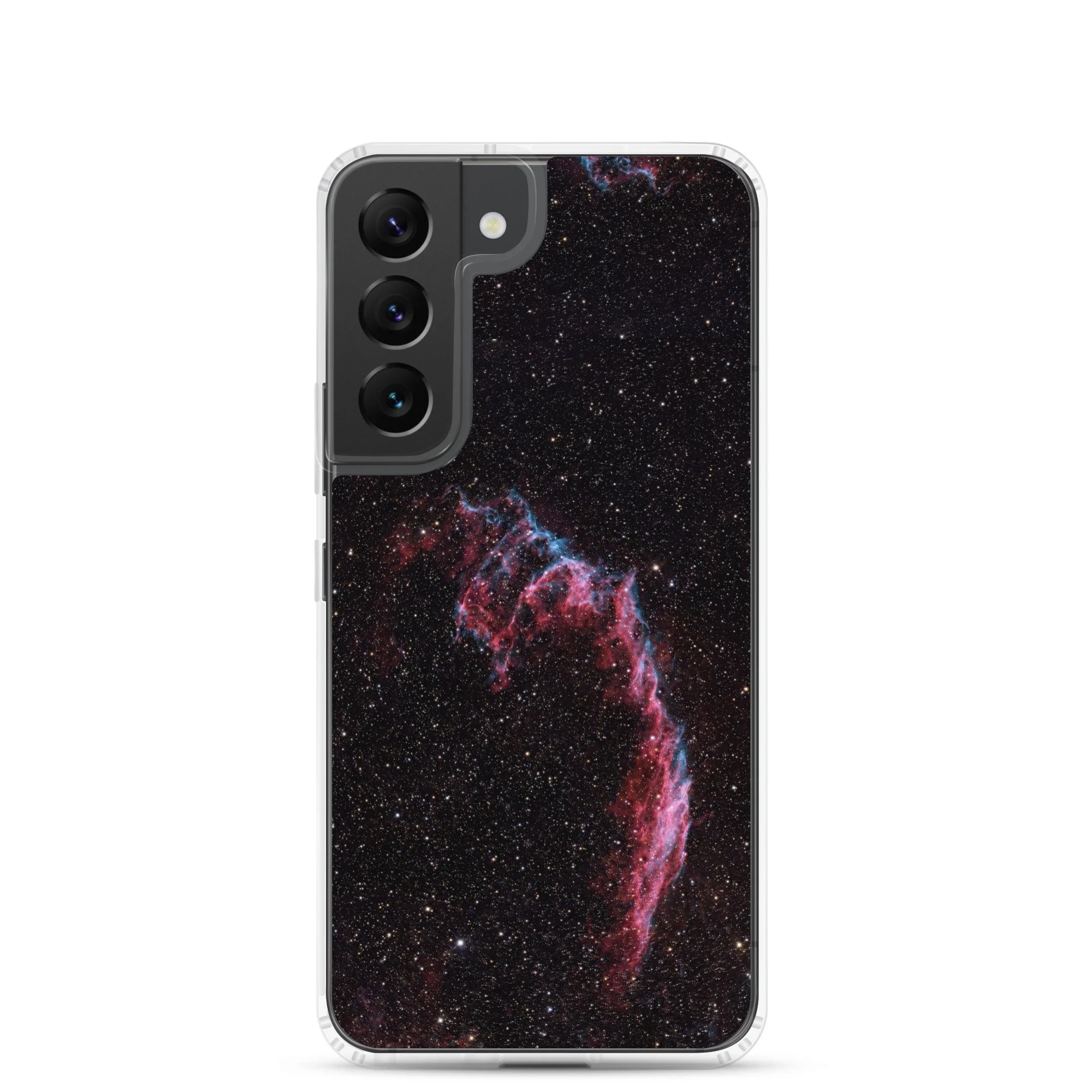 Bat Nebula printed on clear Samsung Galaxy case — High Space Man