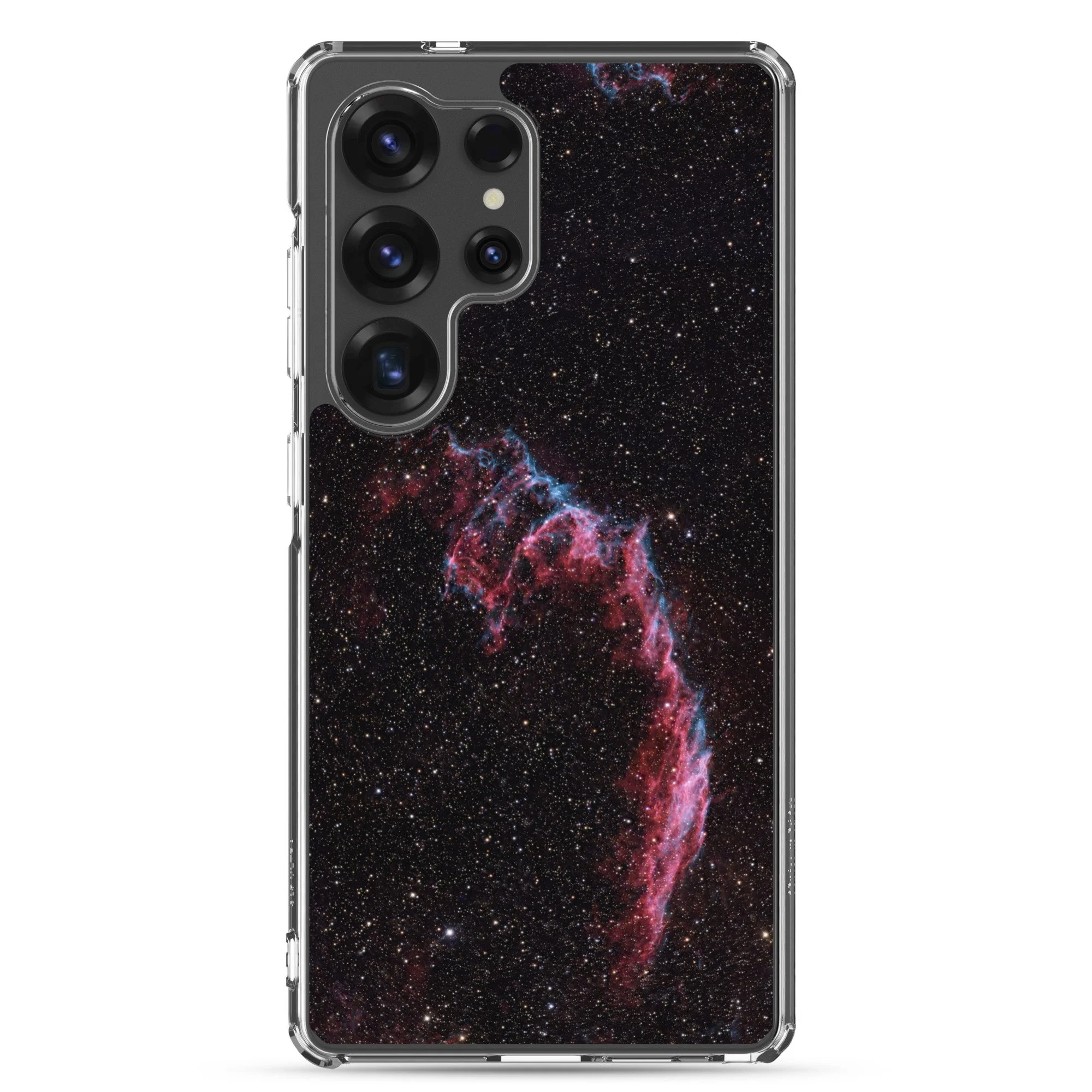 Bat Nebula printed on clear Samsung Galaxy case — High Space Man