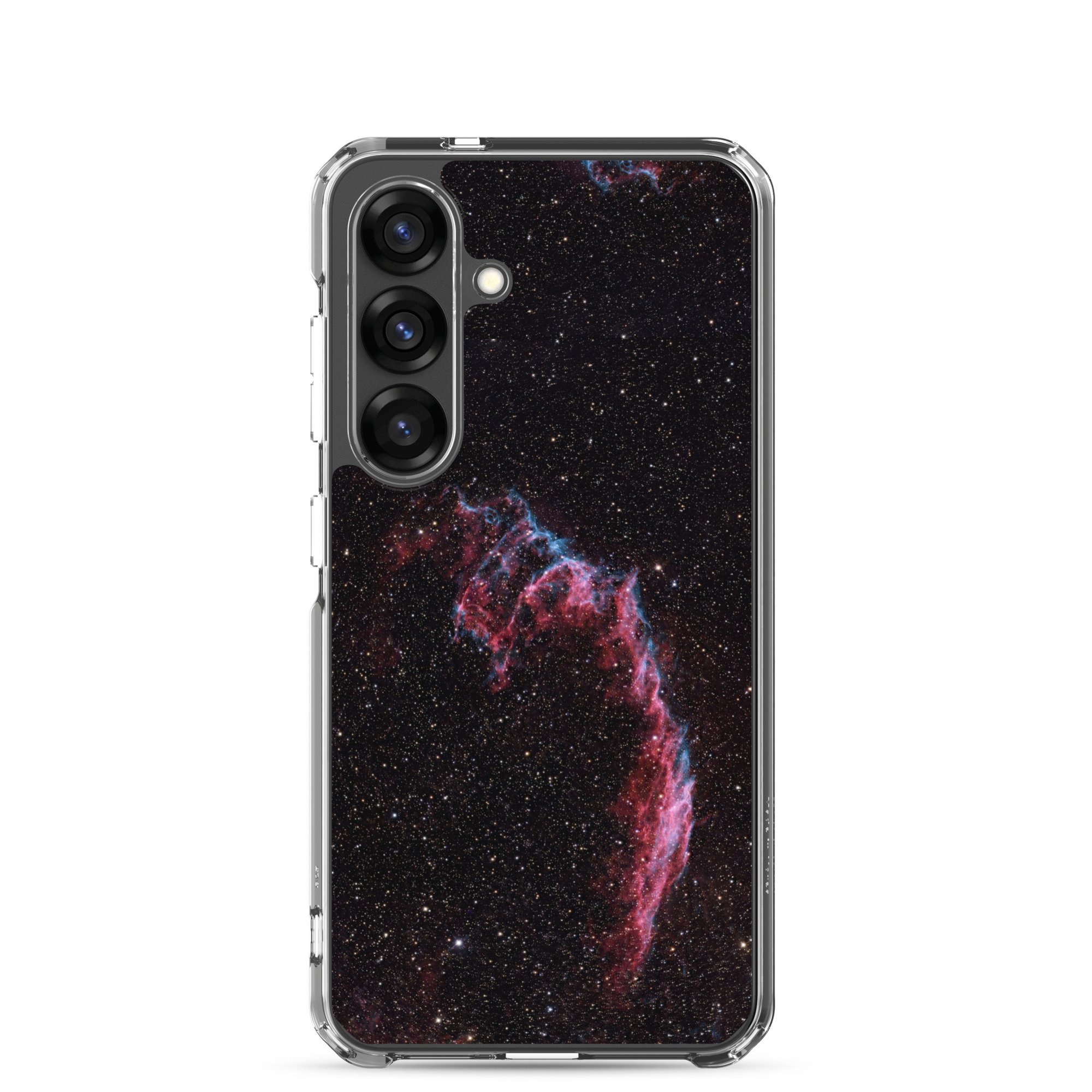 Bat Nebula printed on clear Samsung Galaxy case — High Space Man