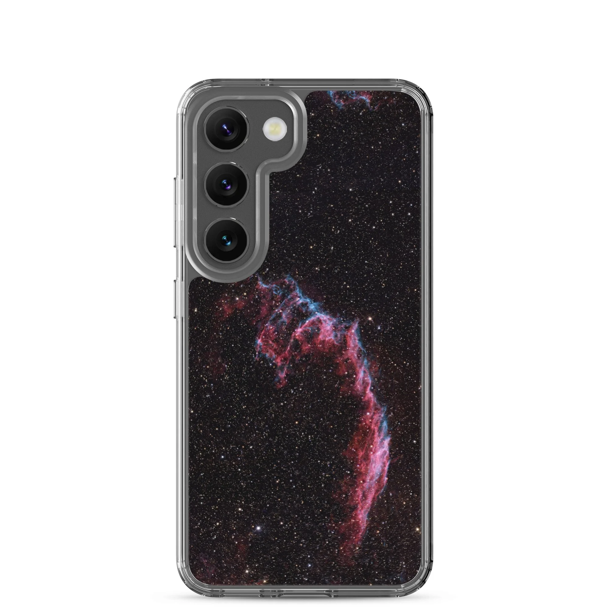 Bat Nebula printed on clear Samsung Galaxy case — High Space Man