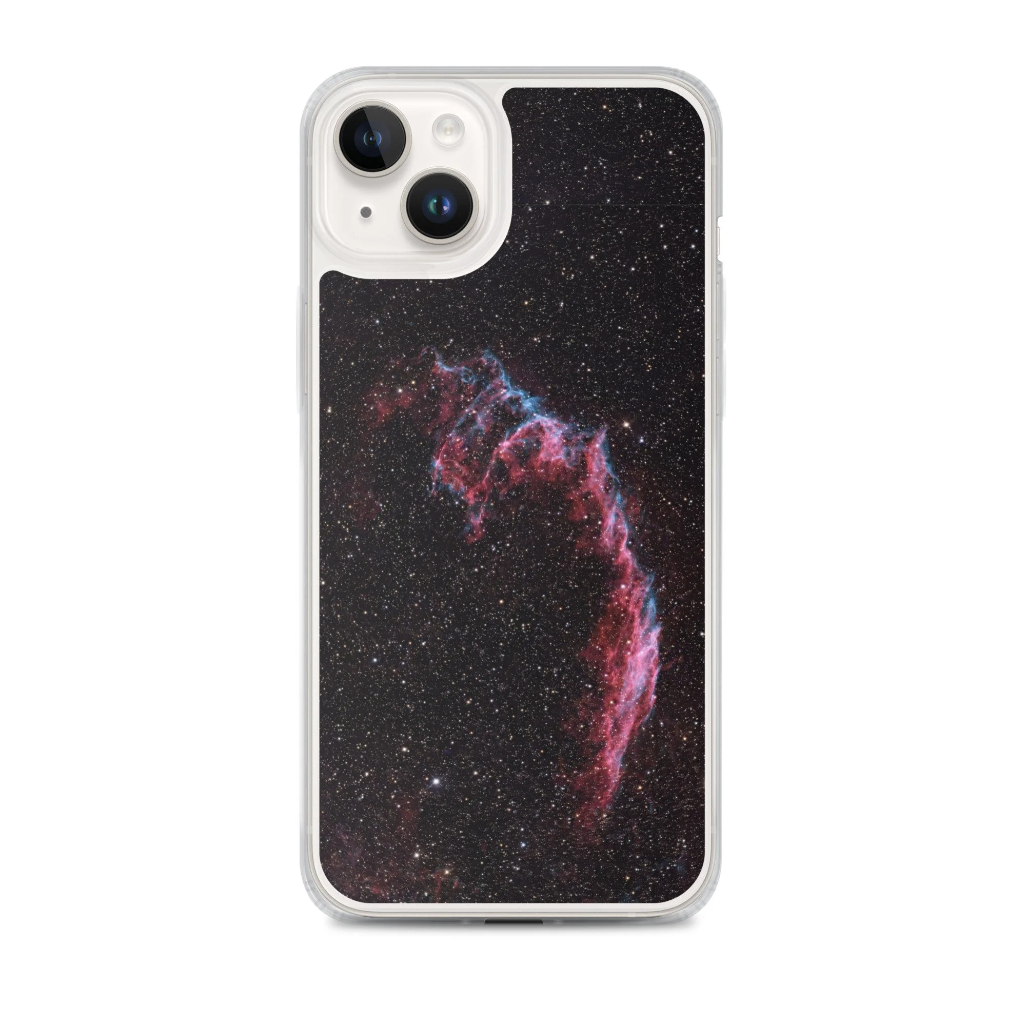 Bat Nebula printed on MagSafe clear iPhone case — High Space Man