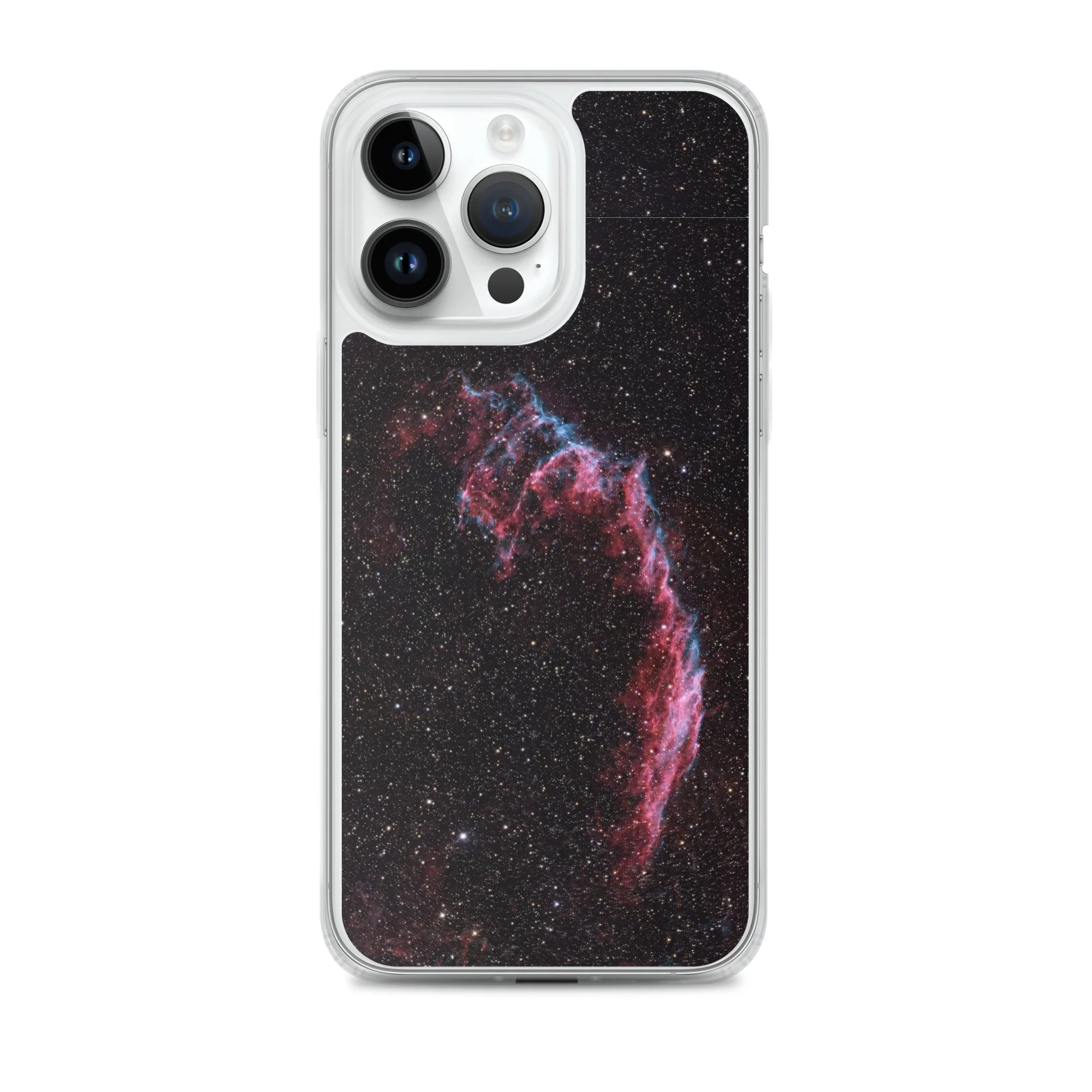 Bat Nebula printed on MagSafe clear iPhone case — High Space Man