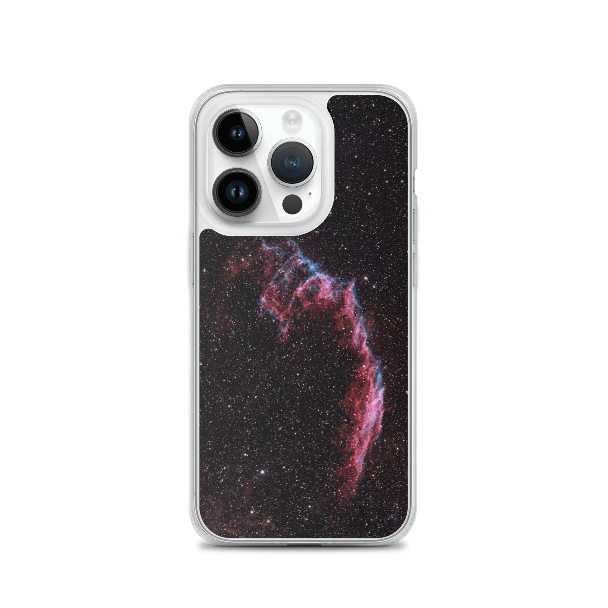 Bat Nebula printed on MagSafe clear iPhone case — High Space Man