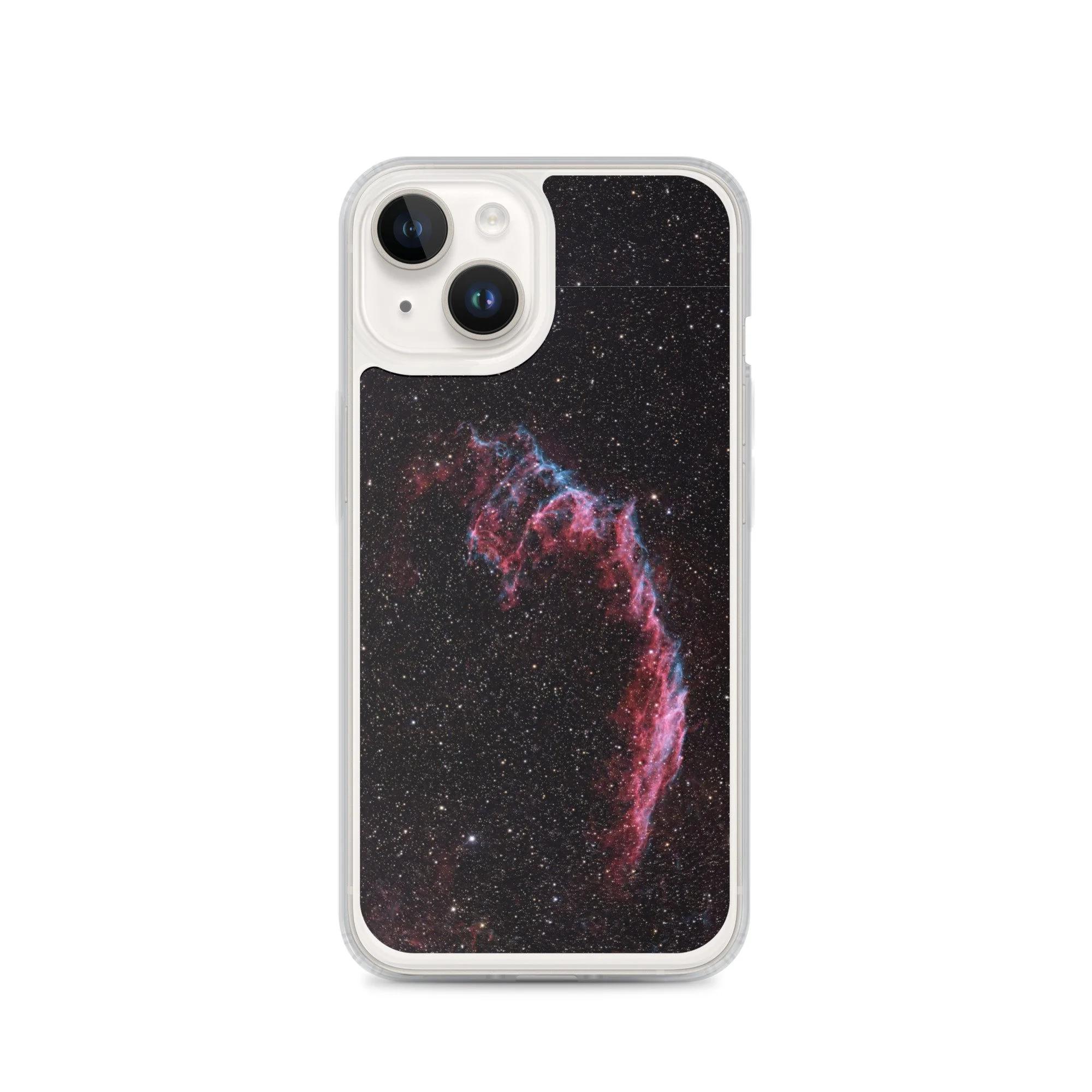 Bat Nebula printed on MagSafe clear iPhone case — High Space Man