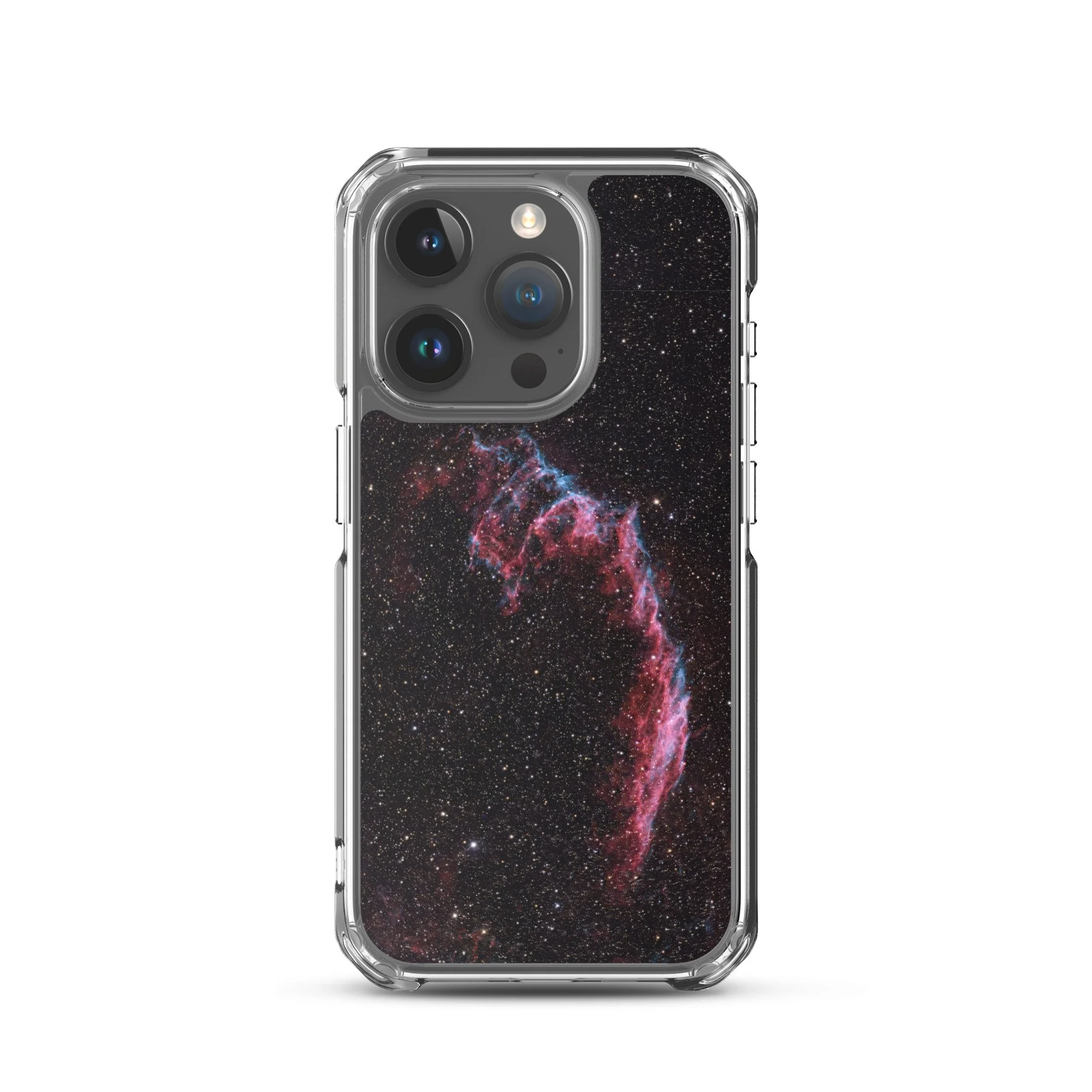 Bat Nebula printed on MagSafe clear iPhone case — High Space Man