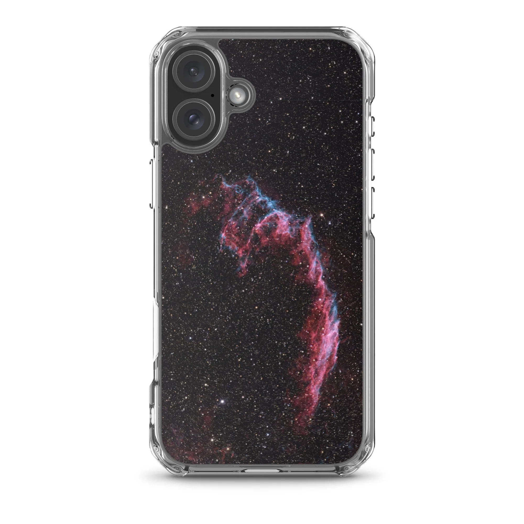 Bat Nebula printed on MagSafe clear iPhone case — High Space Man