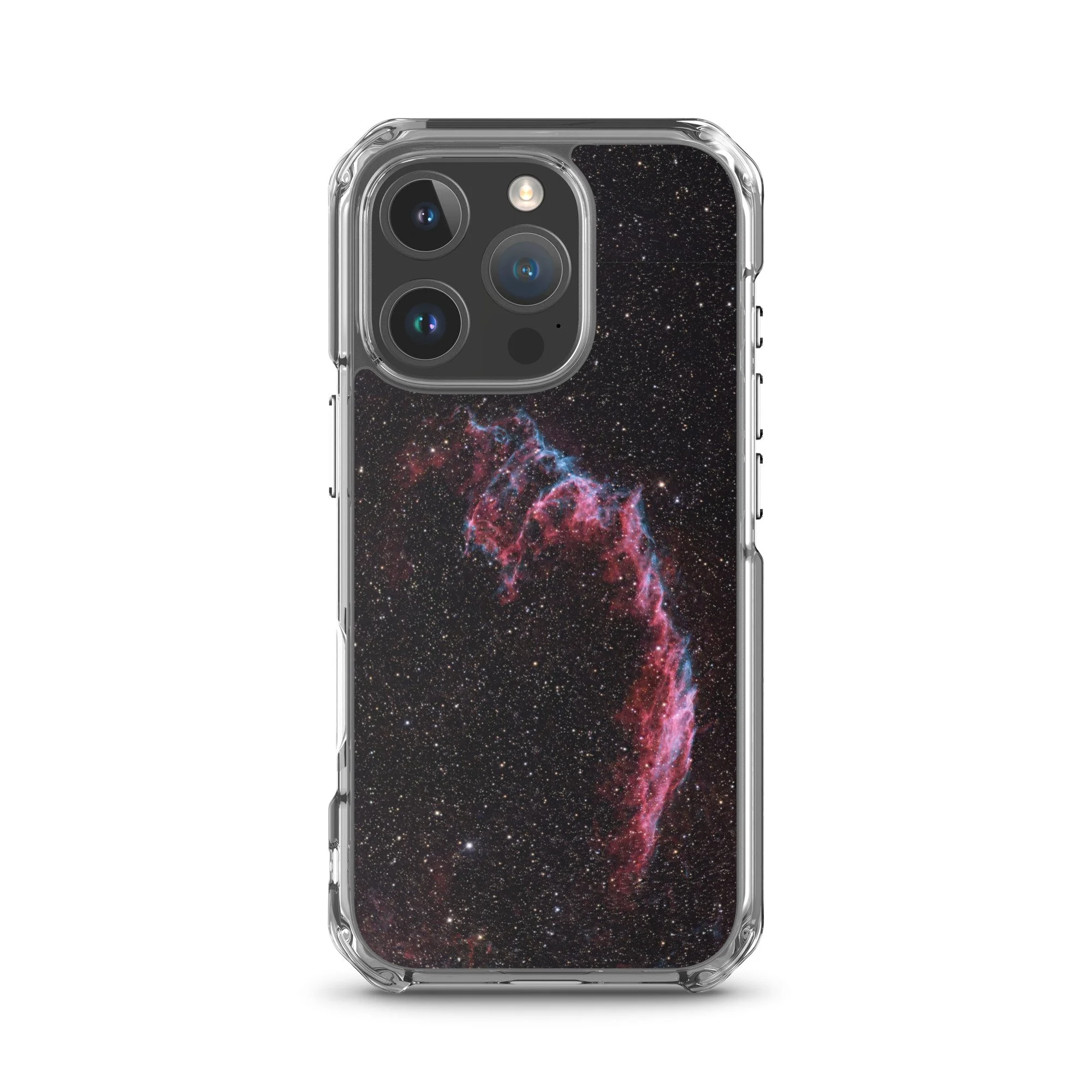 Bat Nebula printed on MagSafe clear iPhone case — High Space Man