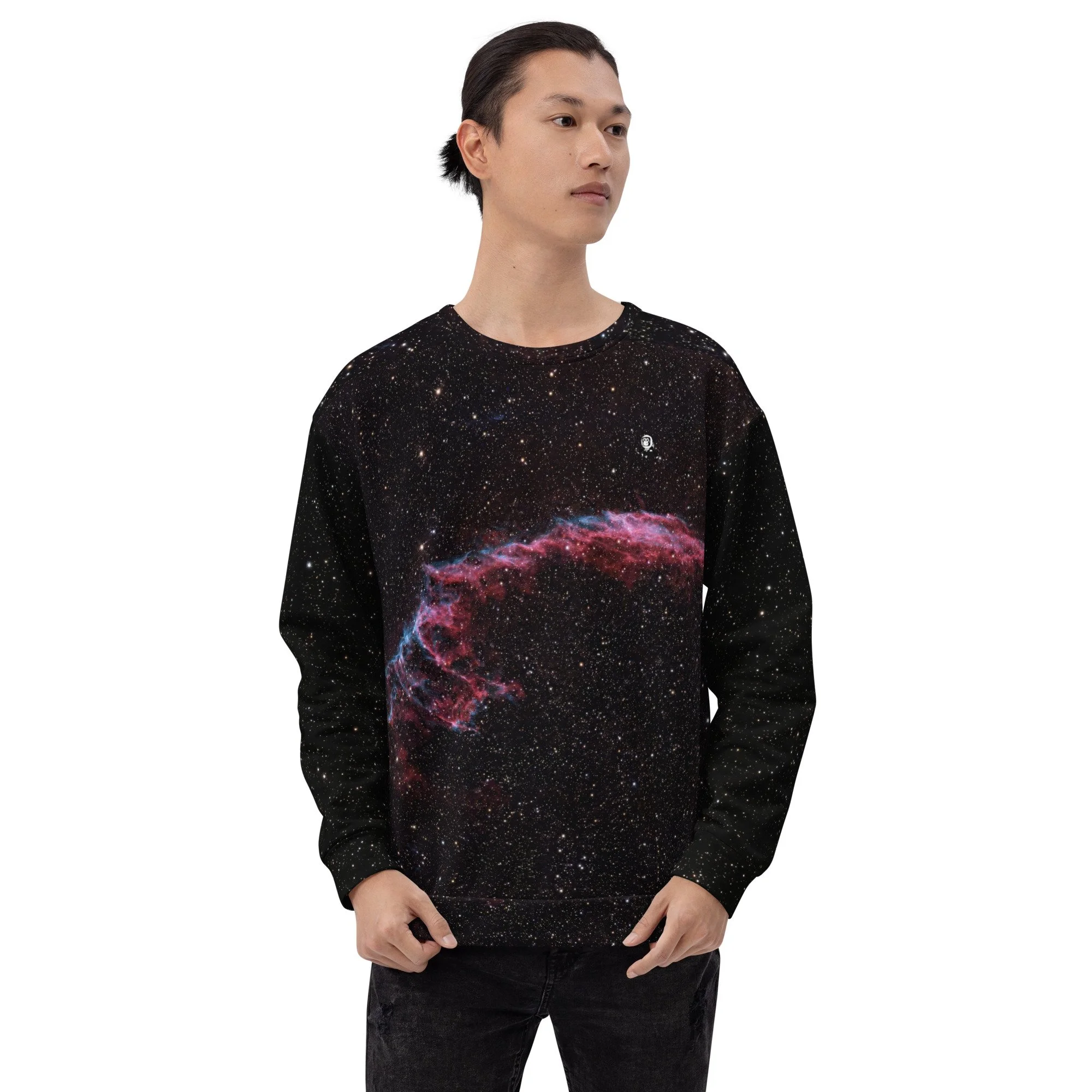 Bat Nebula printed on unisex sweatshirt — High Space Man