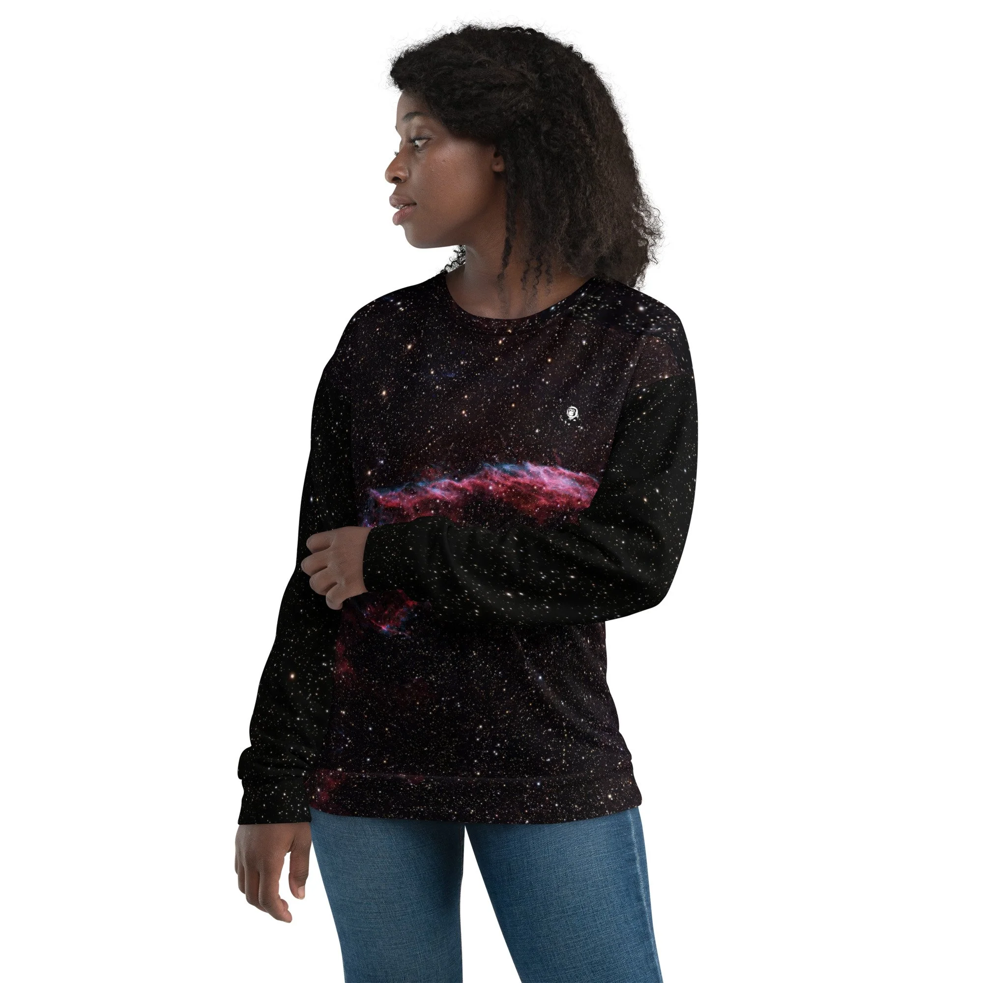 Bat Nebula printed on unisex sweatshirt — High Space Man