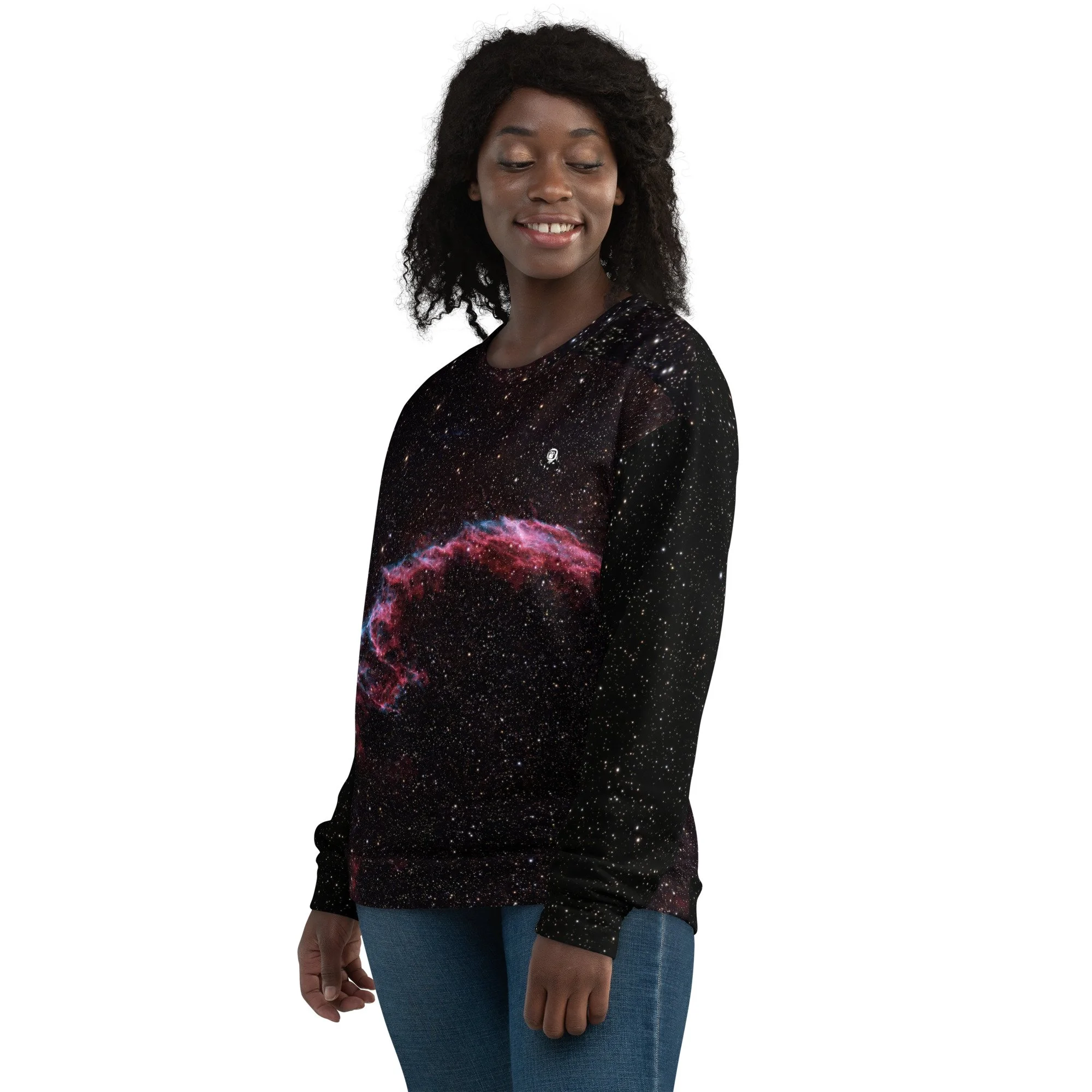 Bat Nebula printed on unisex sweatshirt — High Space Man