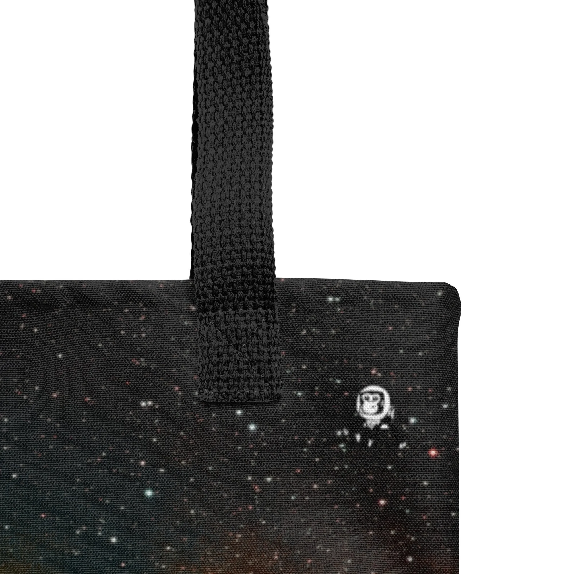 Soul Nebula astrophotography printed on polyester tote bag — High Space Man