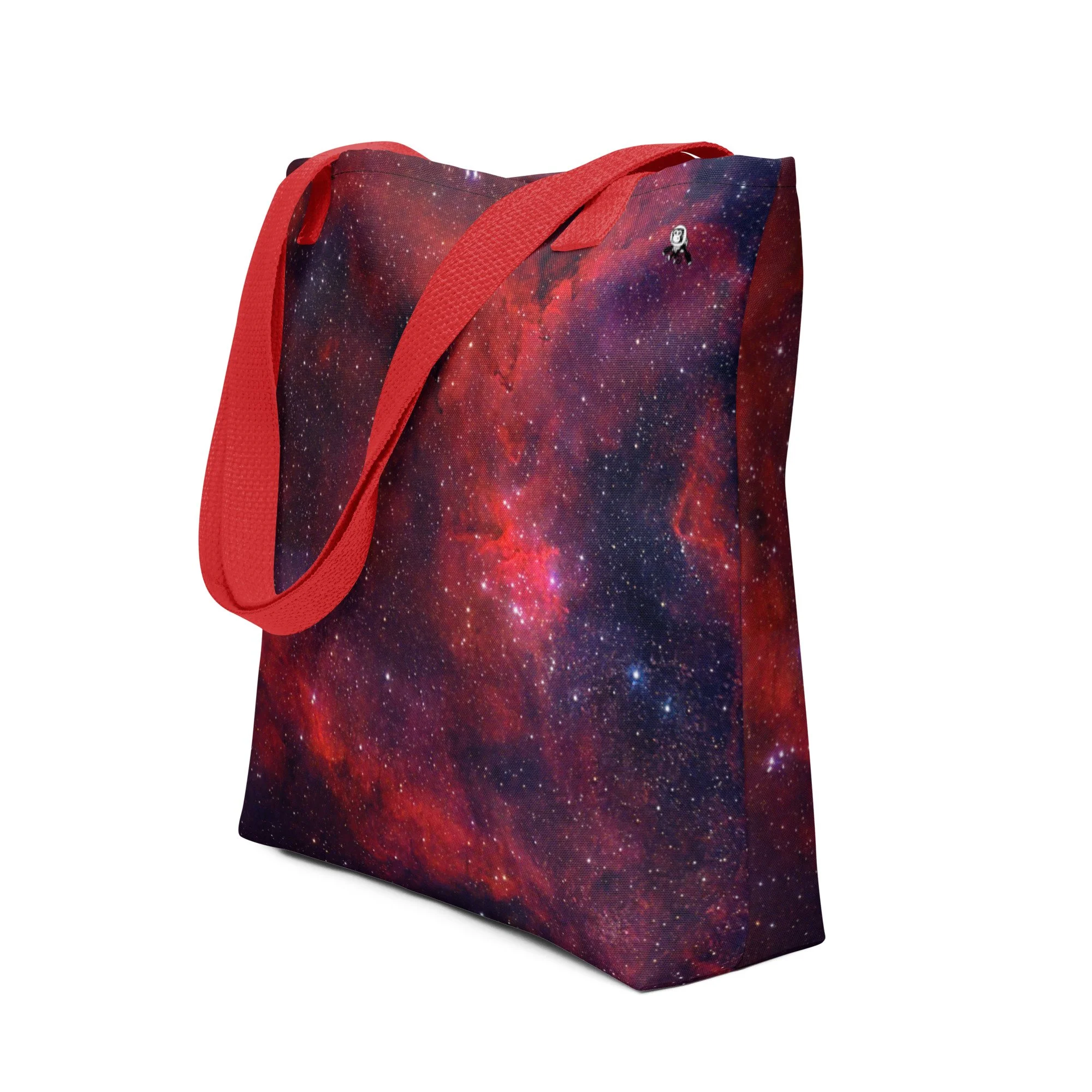 Heart Nebula astrophotography printed on polyester tote bag — High Space Man